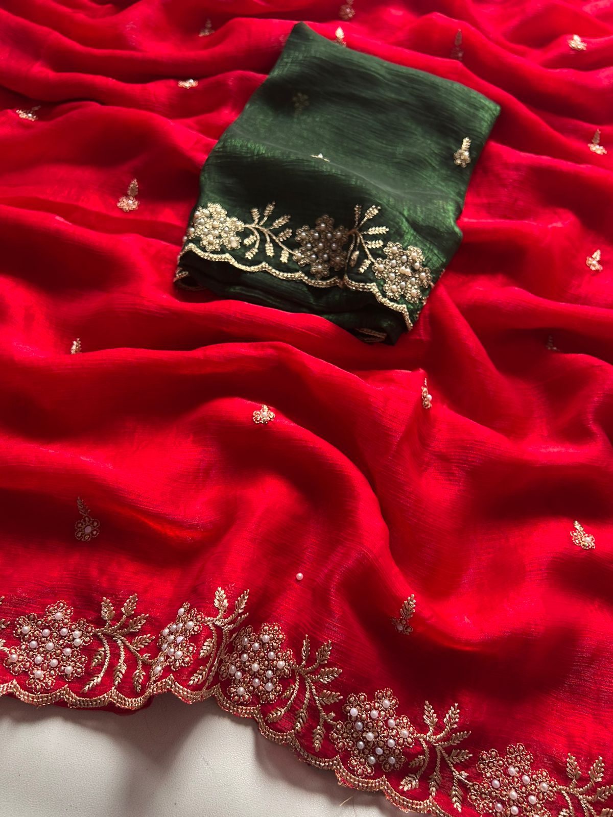 Space Chiffon Sarees