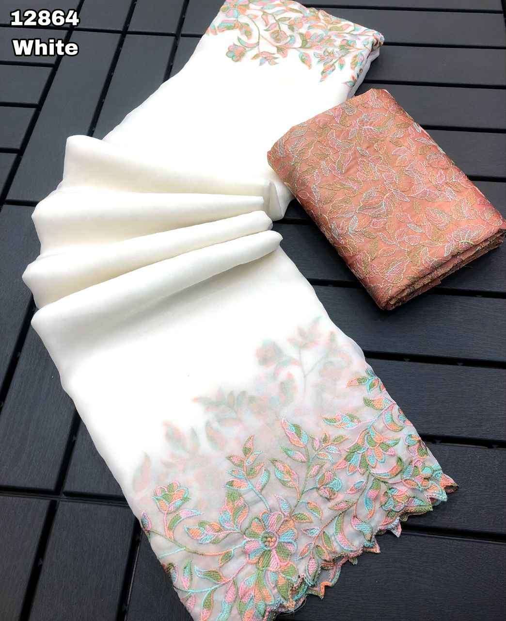 Designer Space Silk Fandy Satin Crape Saree