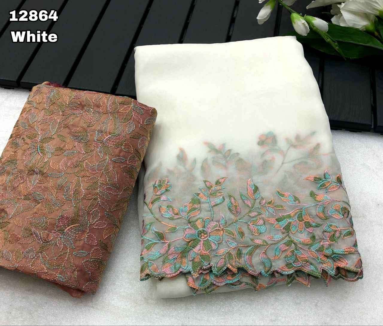 Designer Space Silk Fandy Satin Crape Saree