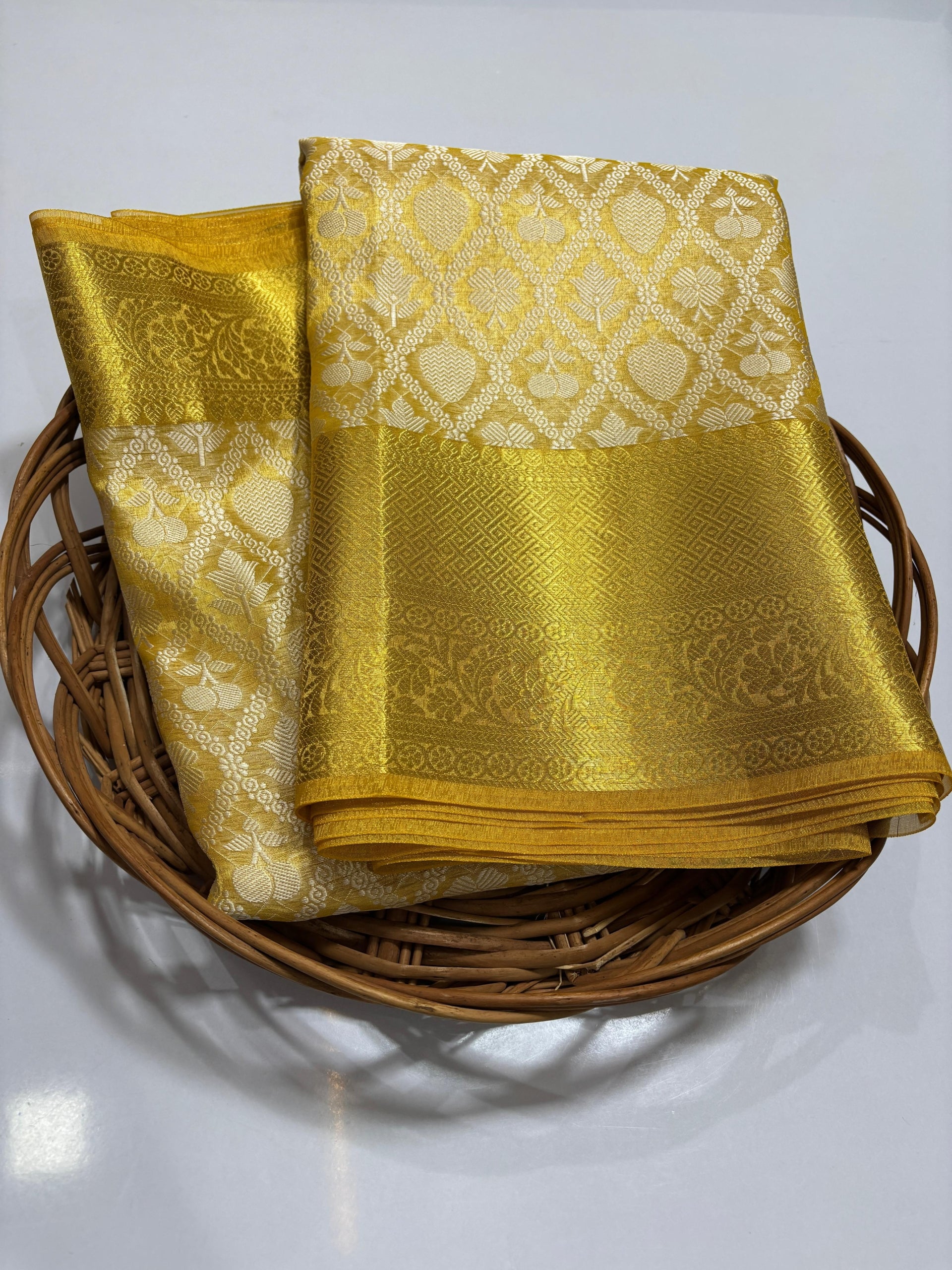 PURE SOFT BANARASI TISSUE SILK