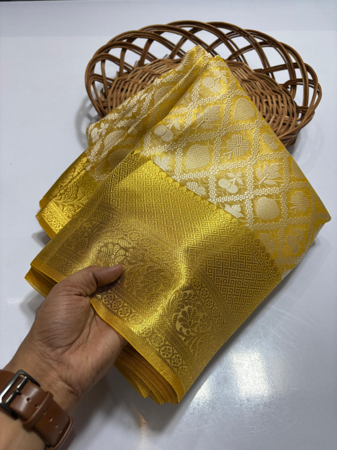PURE SOFT BANARASI TISSUE SILK