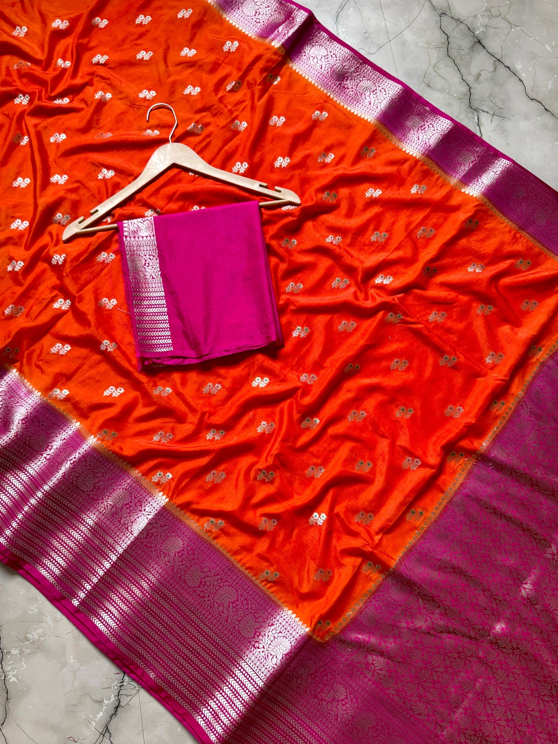 Banarasi Semi Katan Sarees