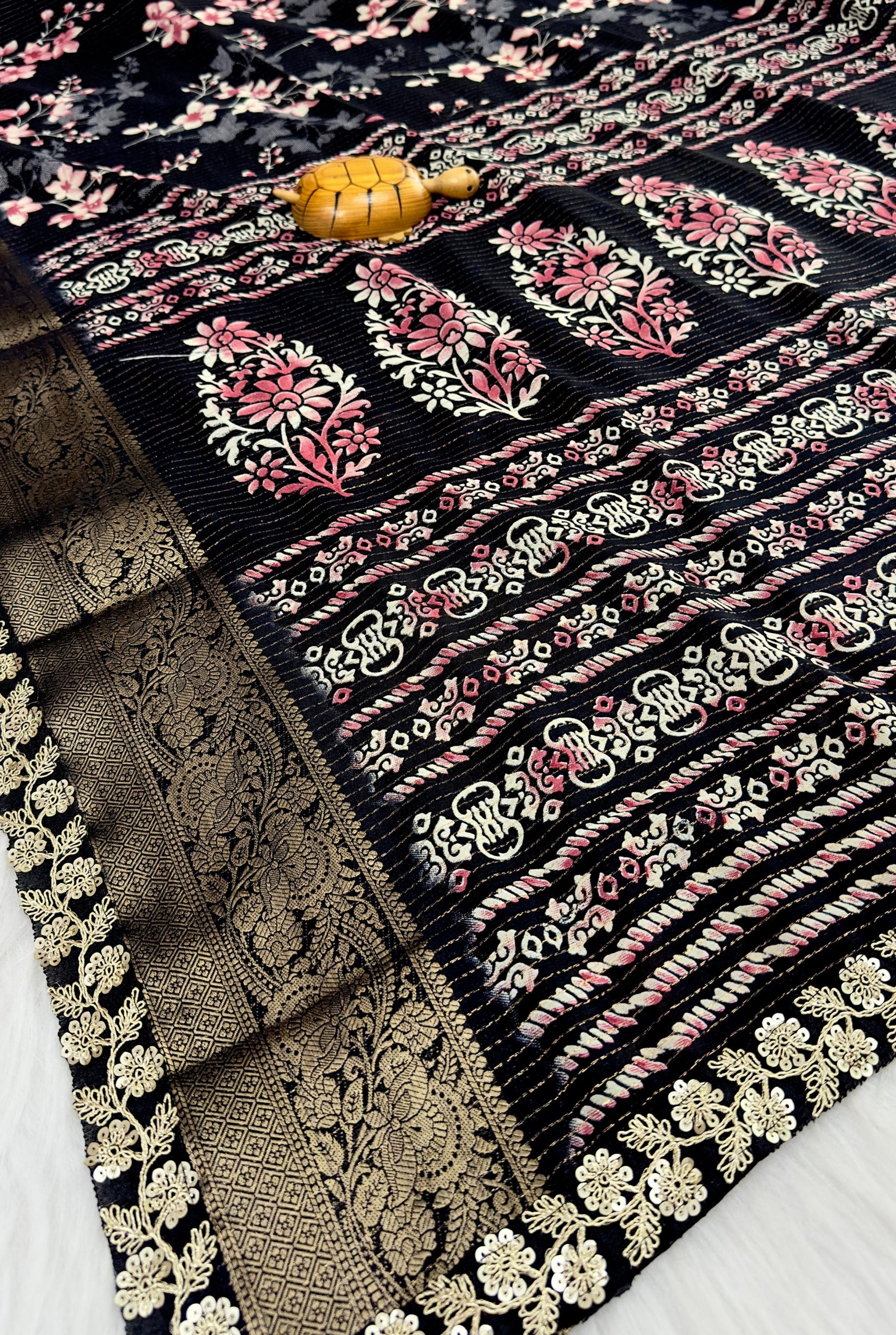 NEW DESIGNER SAREE Two Blouse Options