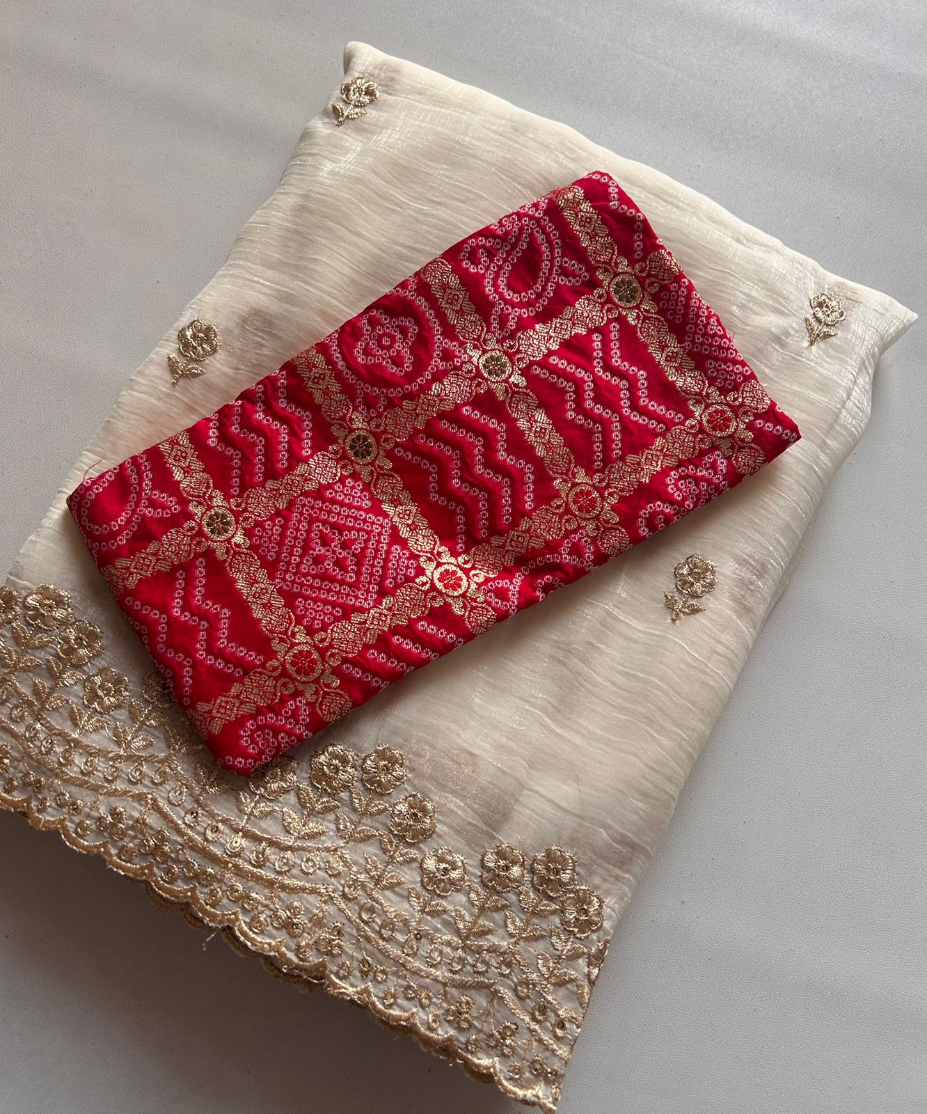 Creamy Soft Crunchy Saree