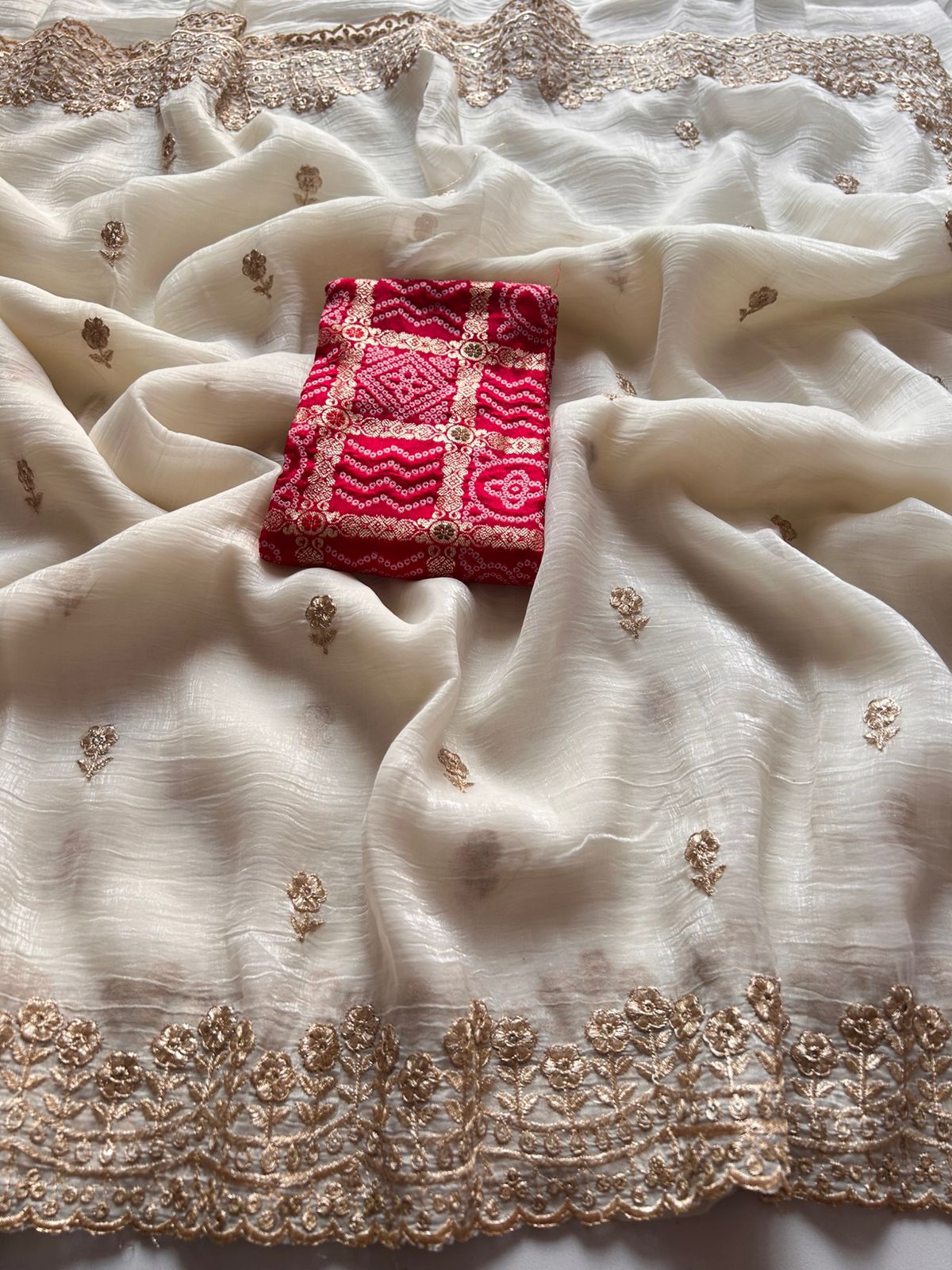 Creamy Soft Crunchy Saree