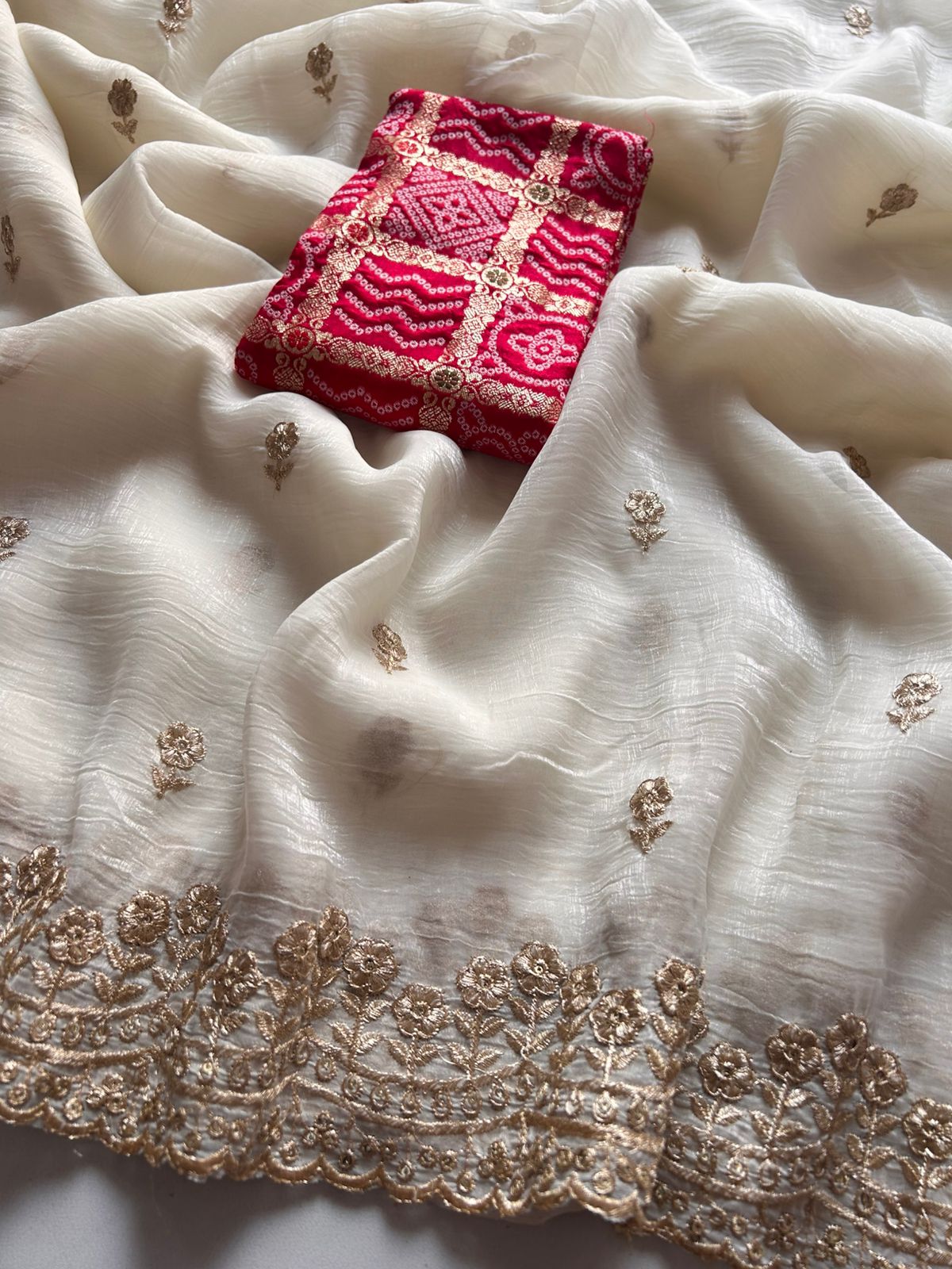 Creamy Soft Crunchy Saree