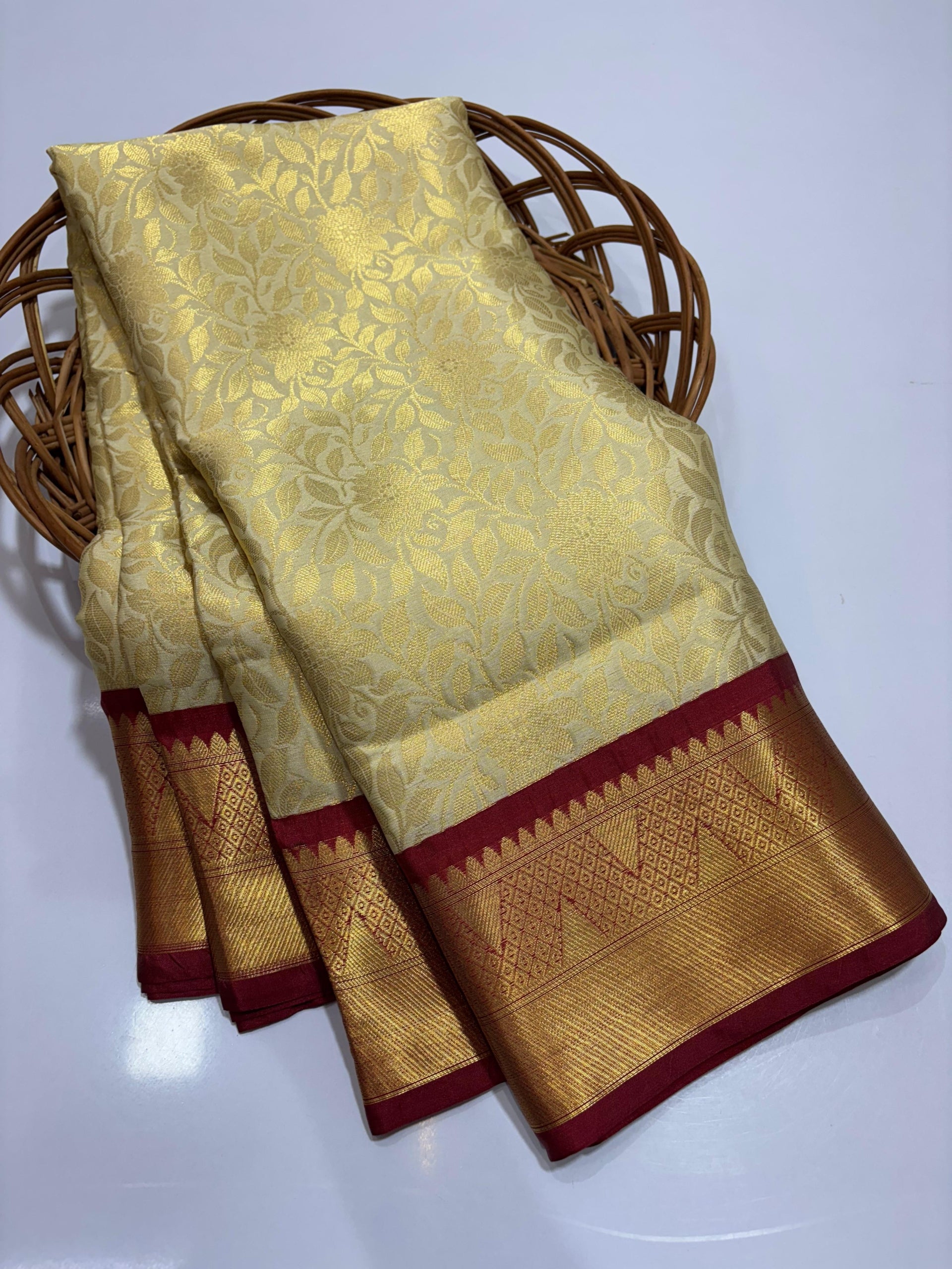 Premium Soft Banarasi Tissue Silk Saree