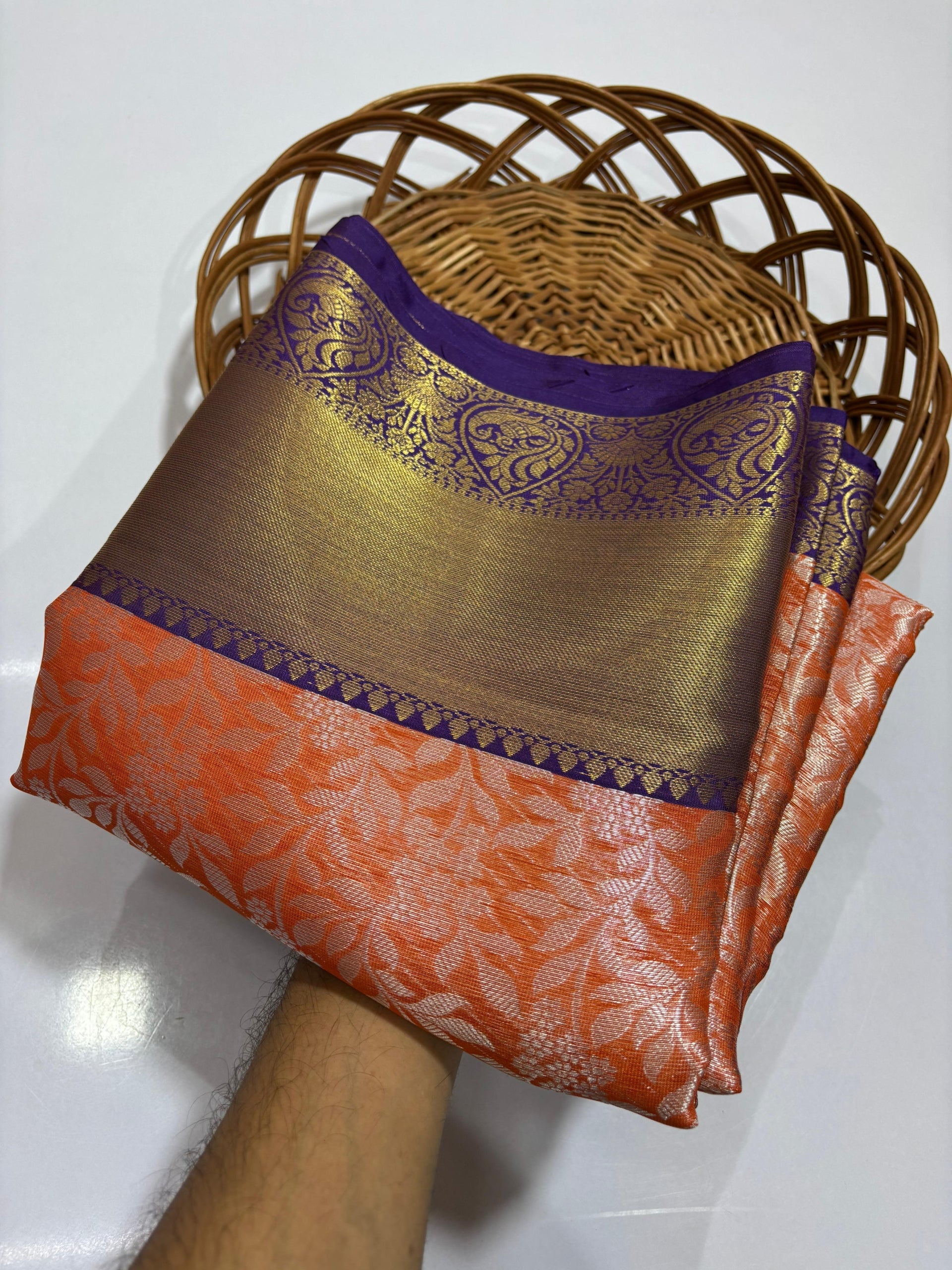 Soft Banarasi Tissue Silk Saree