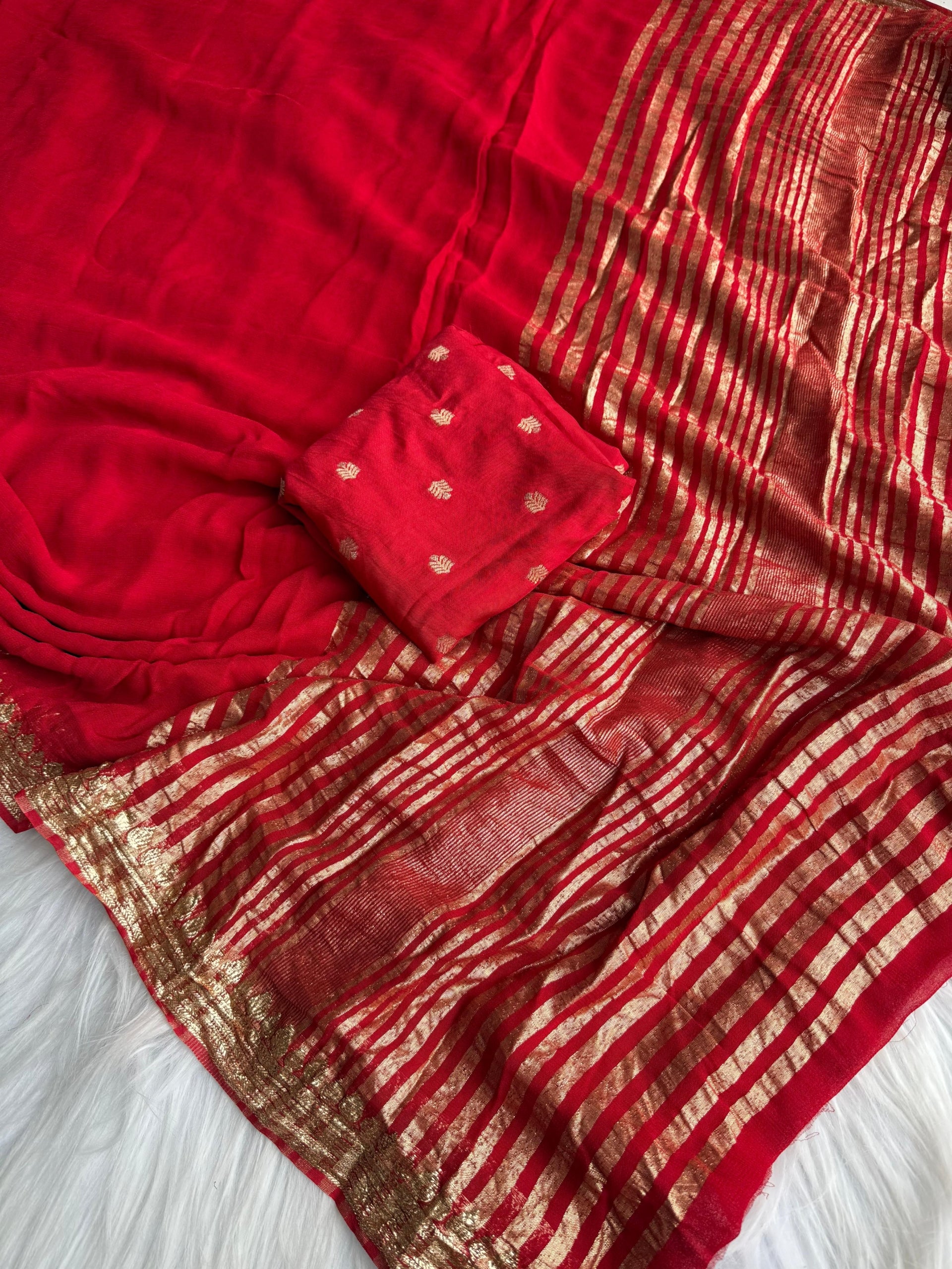Premium Pure Viscouse Georgette Saree