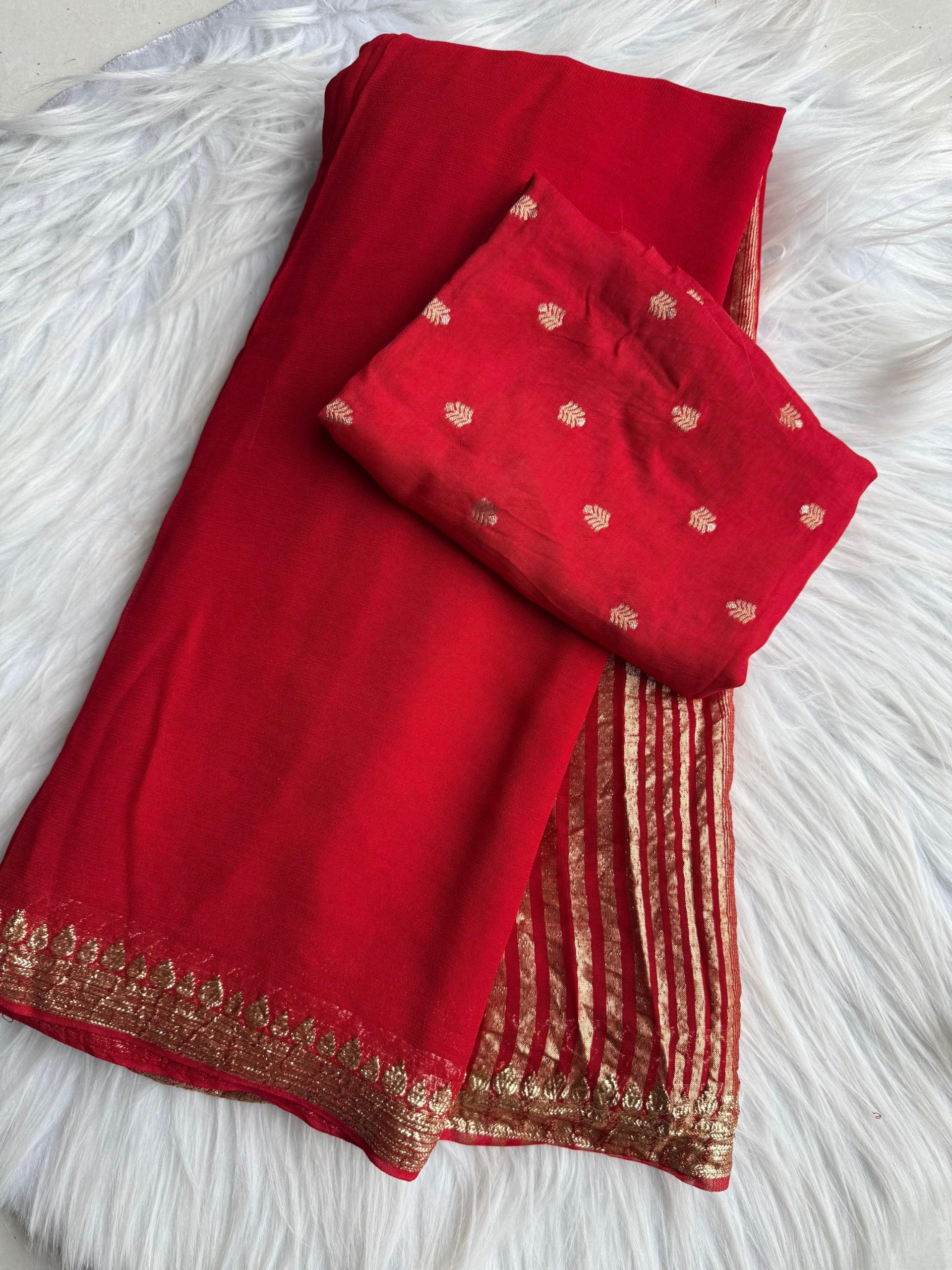 Premium Pure Viscouse Georgette Saree