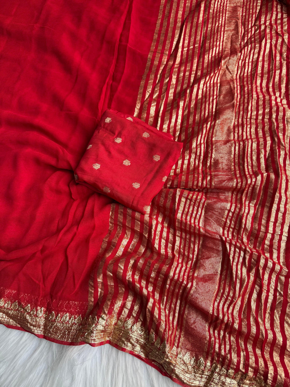 Premium Pure Viscouse Georgette Saree