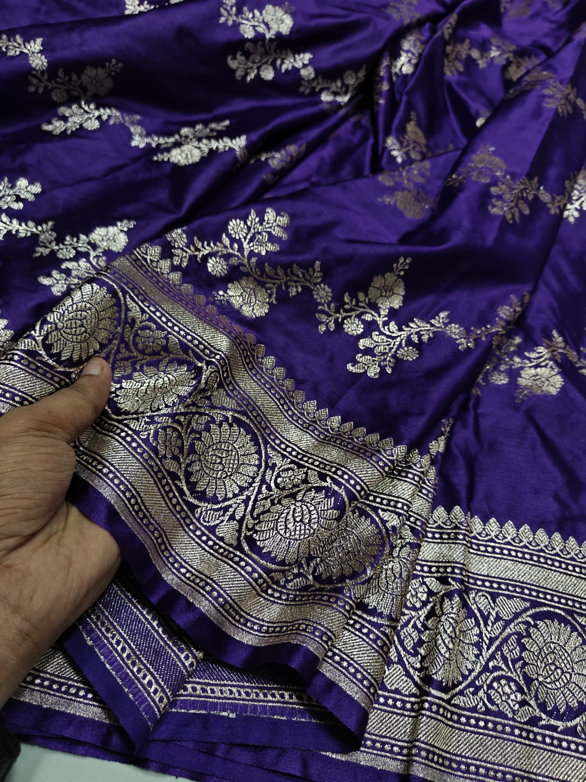 Premium Banarasi Mashru Silk Saree