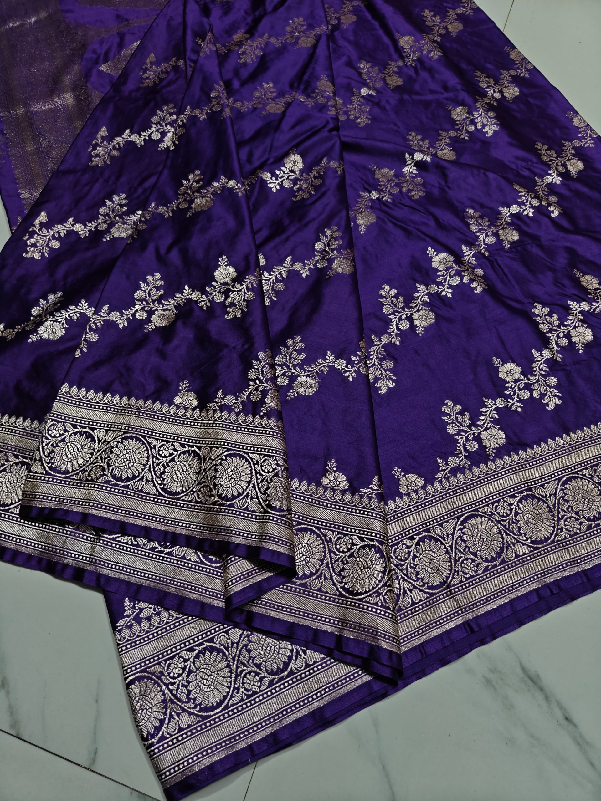 Premium Banarasi Mashru Silk Saree
