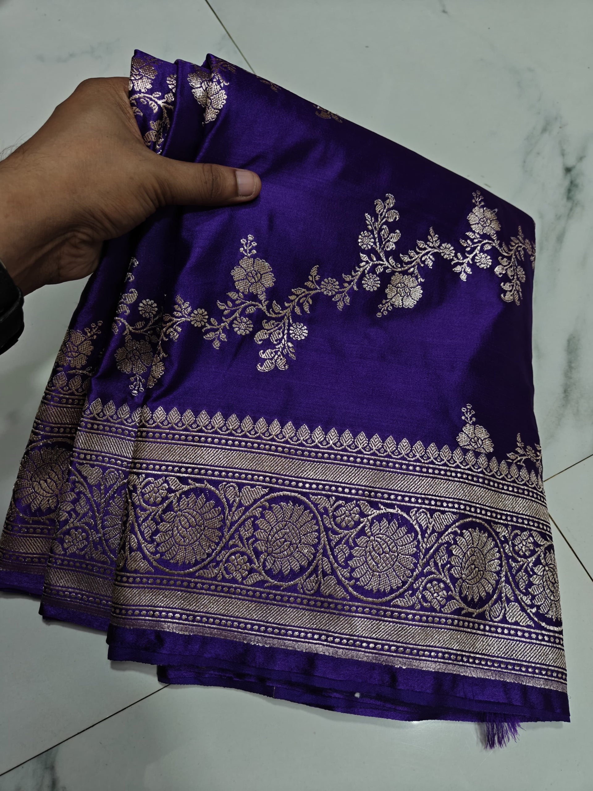 Premium Banarasi Mashru Silk Saree