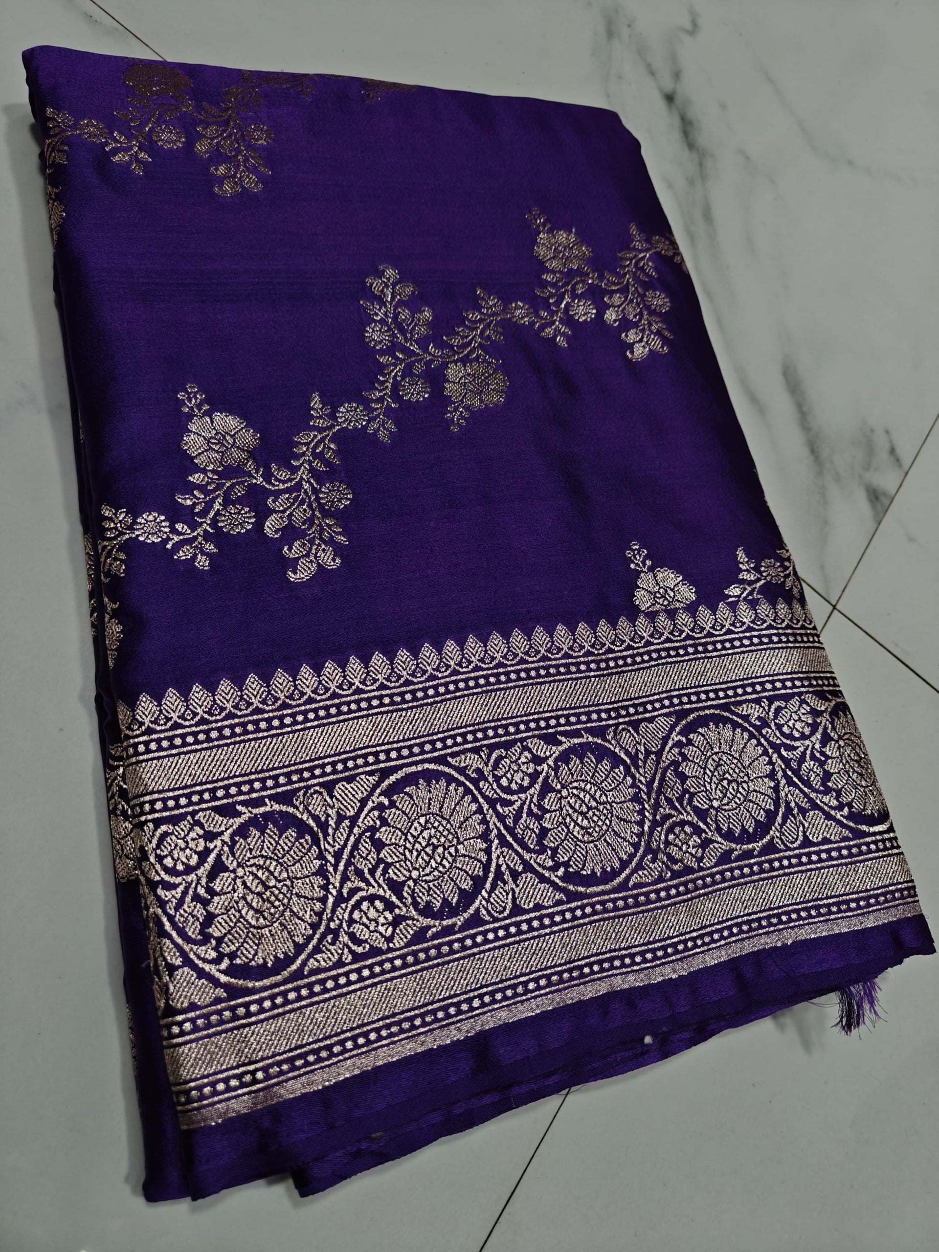 Premium Banarasi Mashru Silk Saree