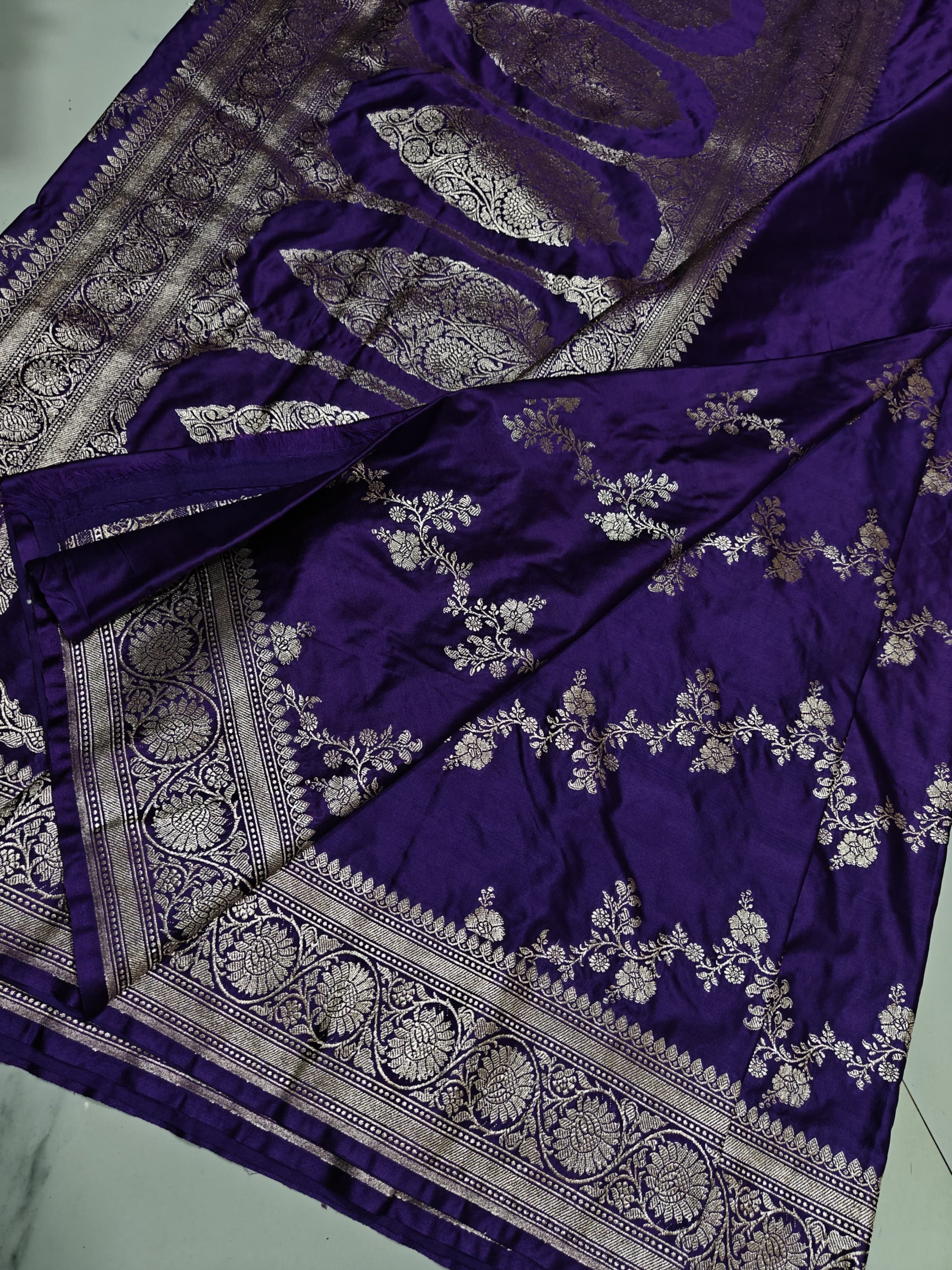 Premium Banarasi Mashru Silk Saree
