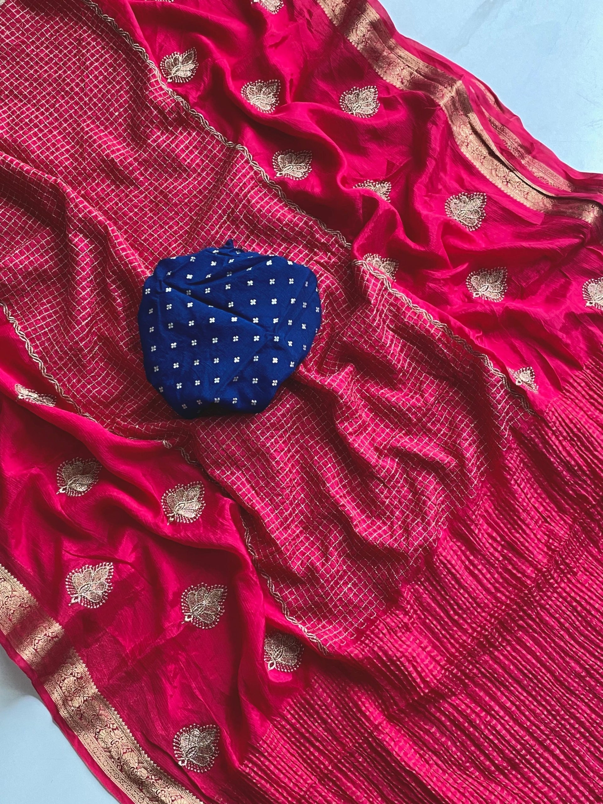 Premium Chinnon Chiffon Sarees
