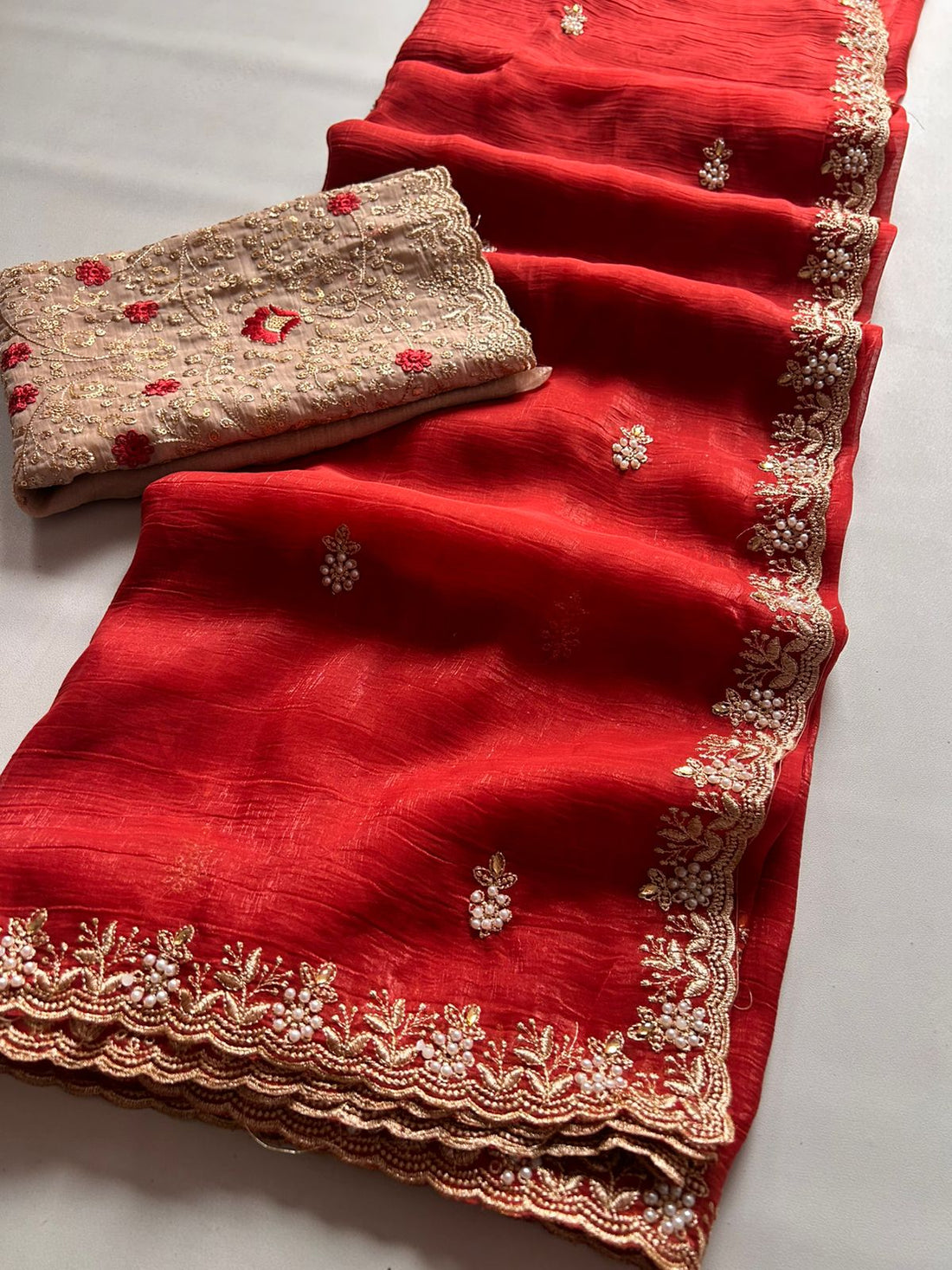 Soft Crunchy Saree