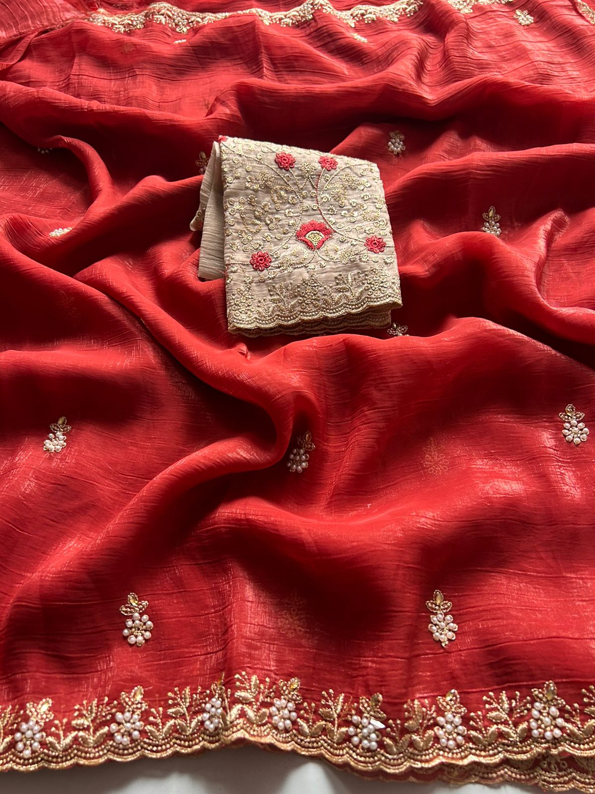 Soft Crunchy Saree