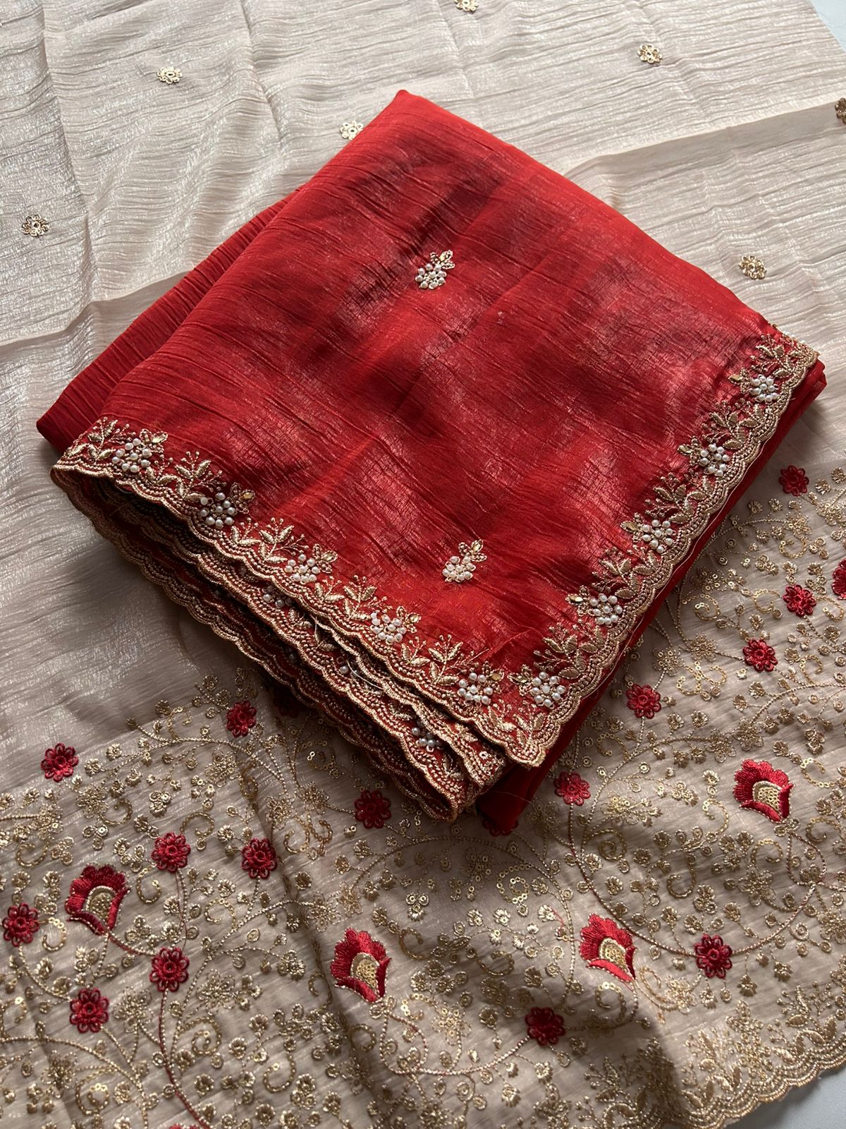 Soft Crunchy Saree