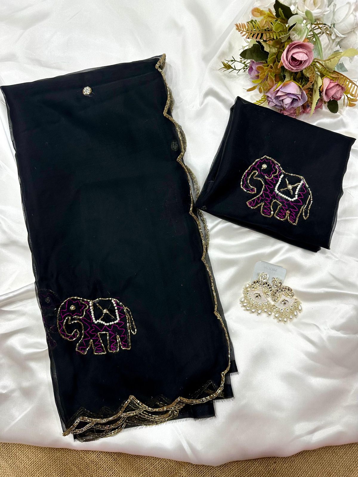 Premium Organza Work Saree