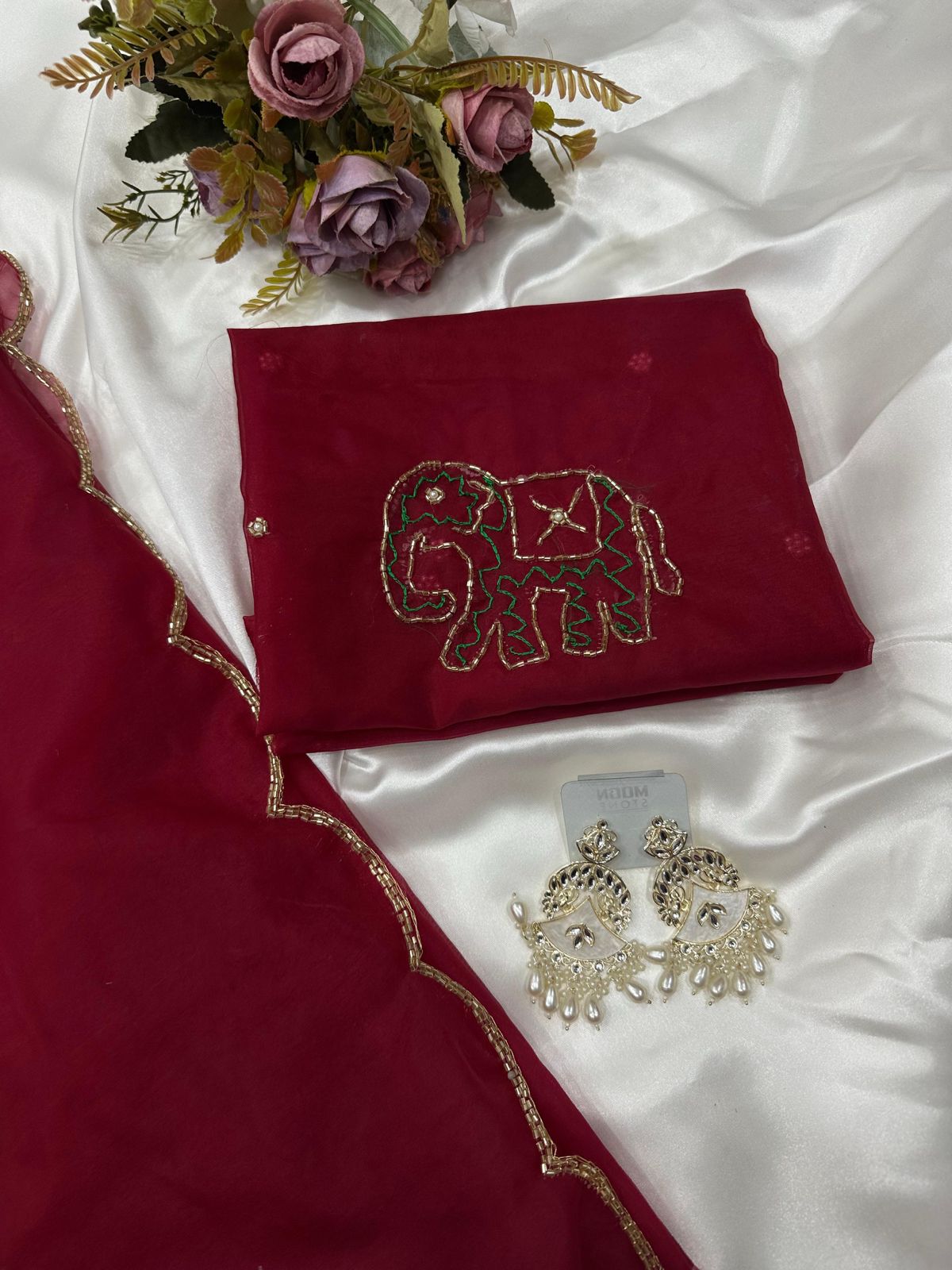 Premium Organza Work Saree