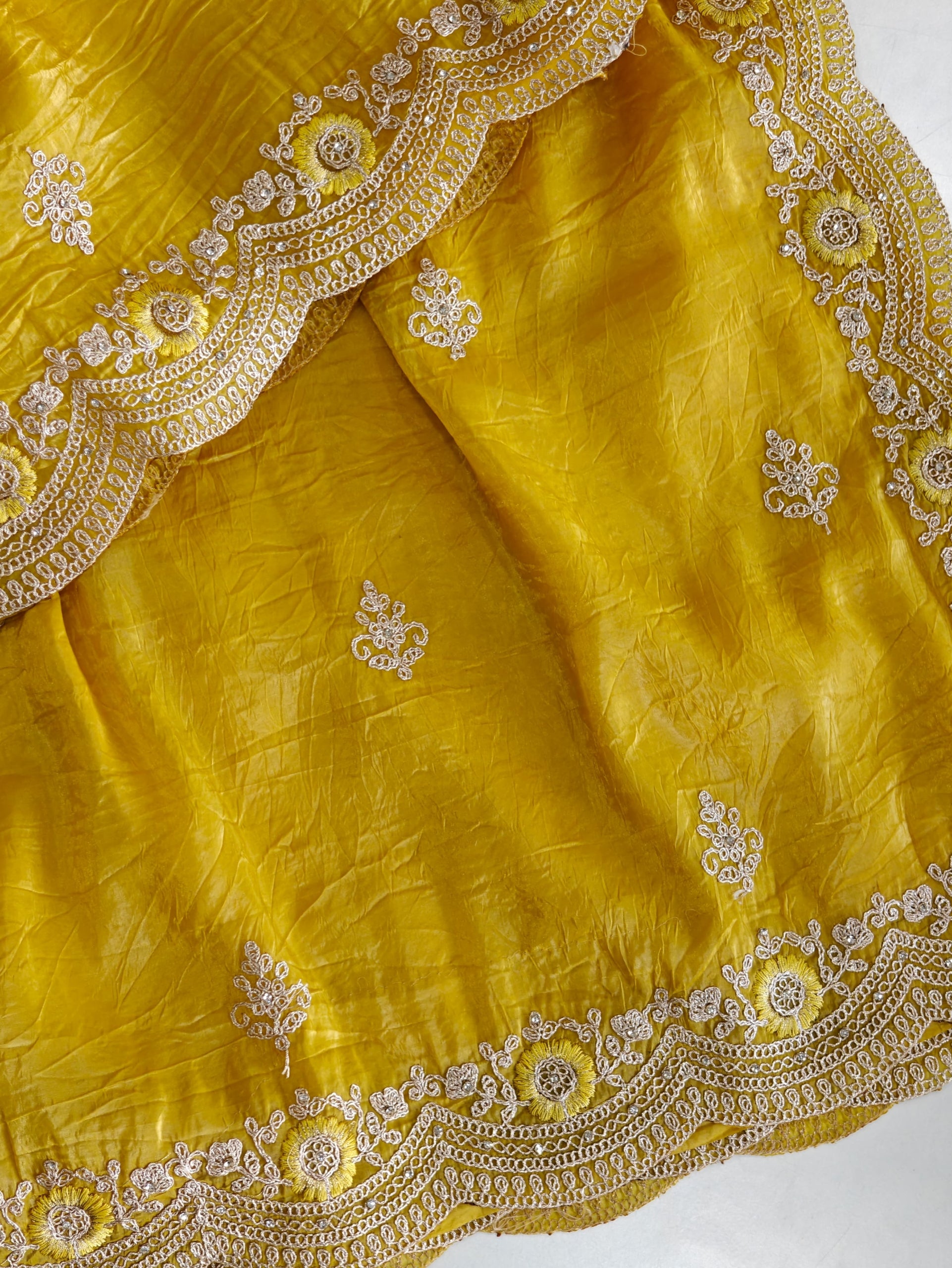 Premium Crush Silk Saree with Stitched Blouse