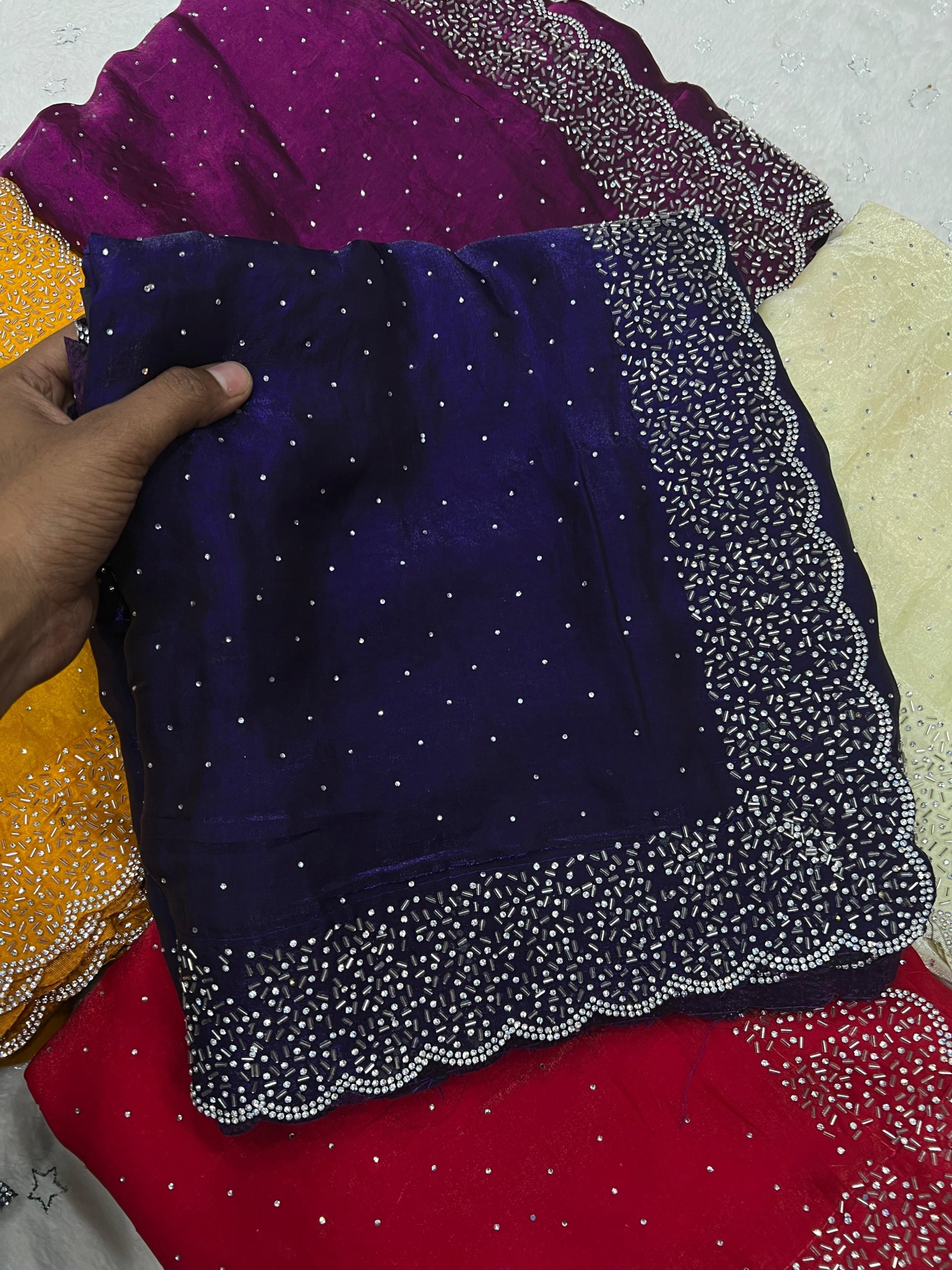 Super Trendy Space Silk Sarees