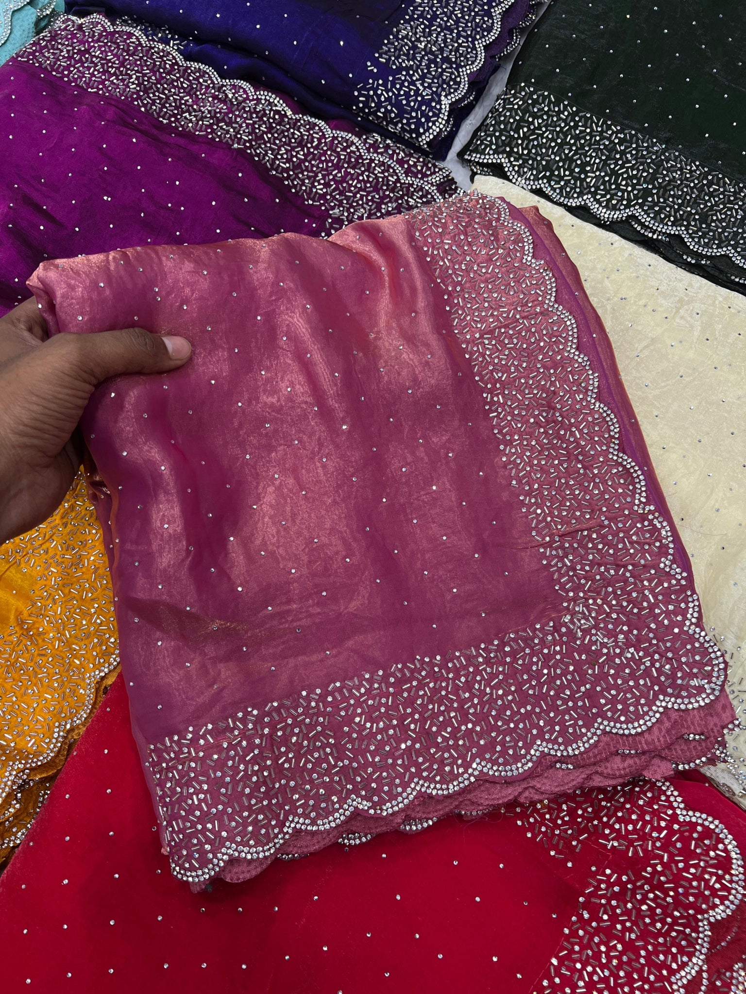 Super Trendy Space Silk Sarees