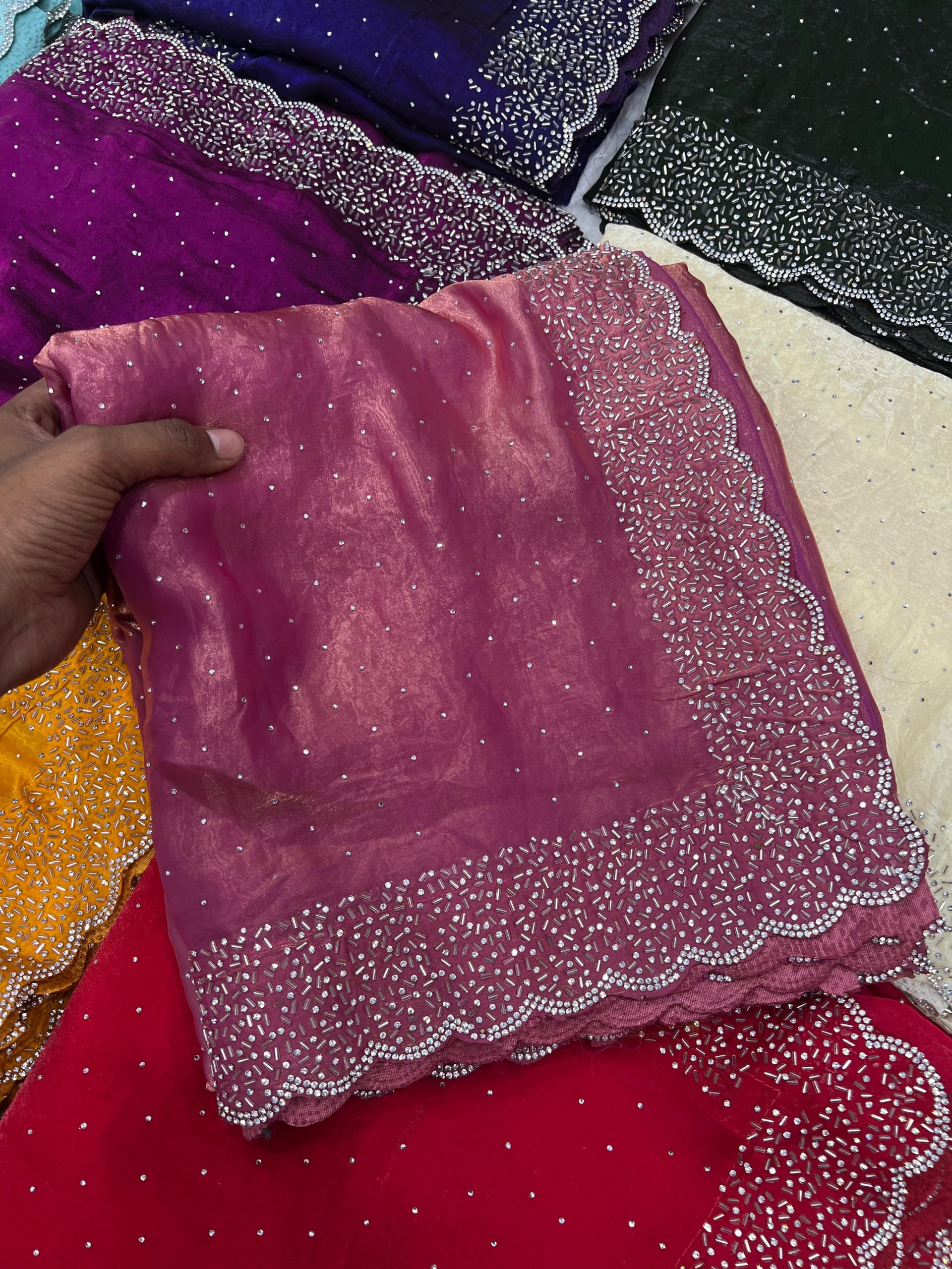 Super Trendy Space Silk Sarees