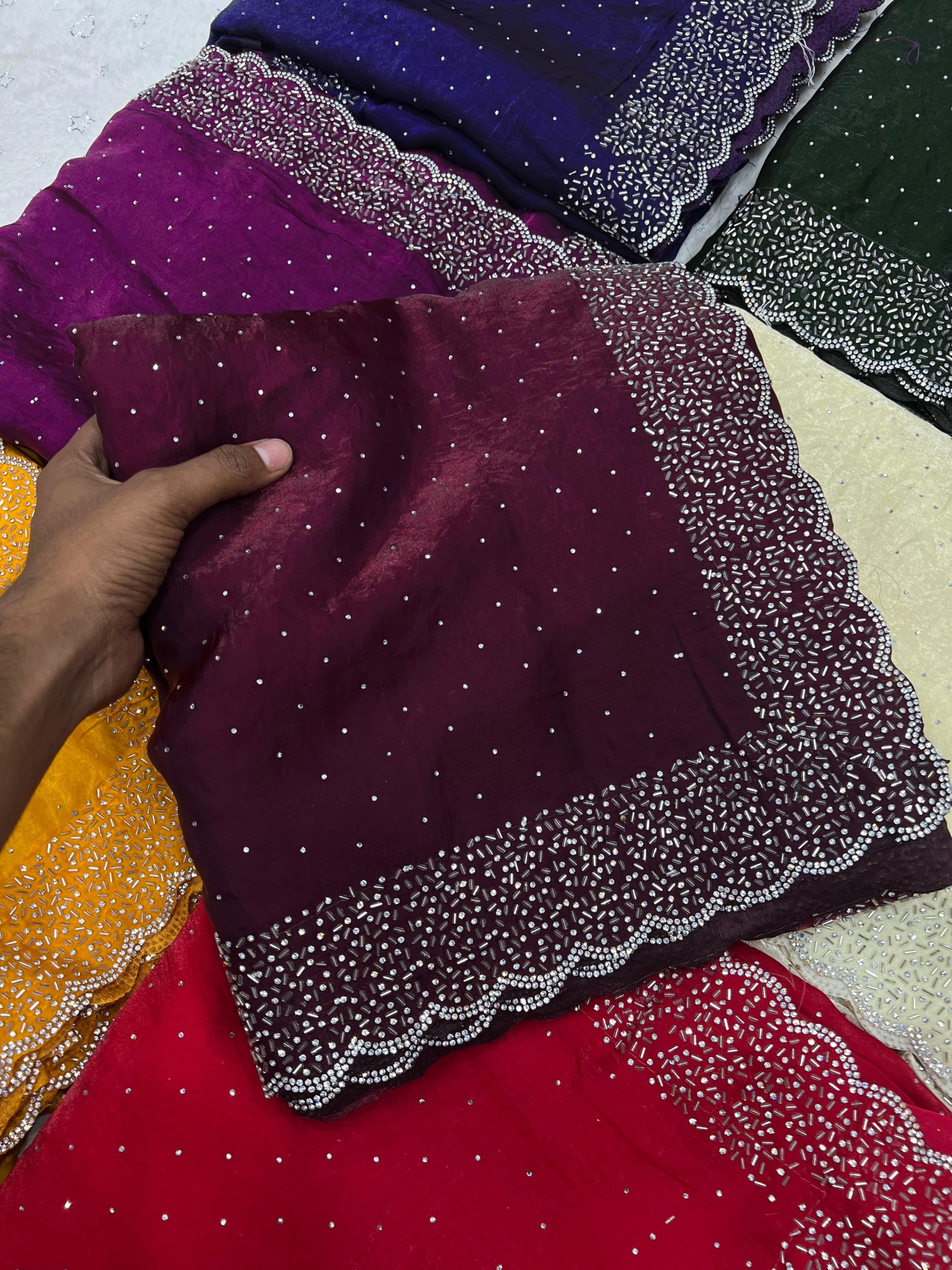 Super Trendy Space Silk Sarees