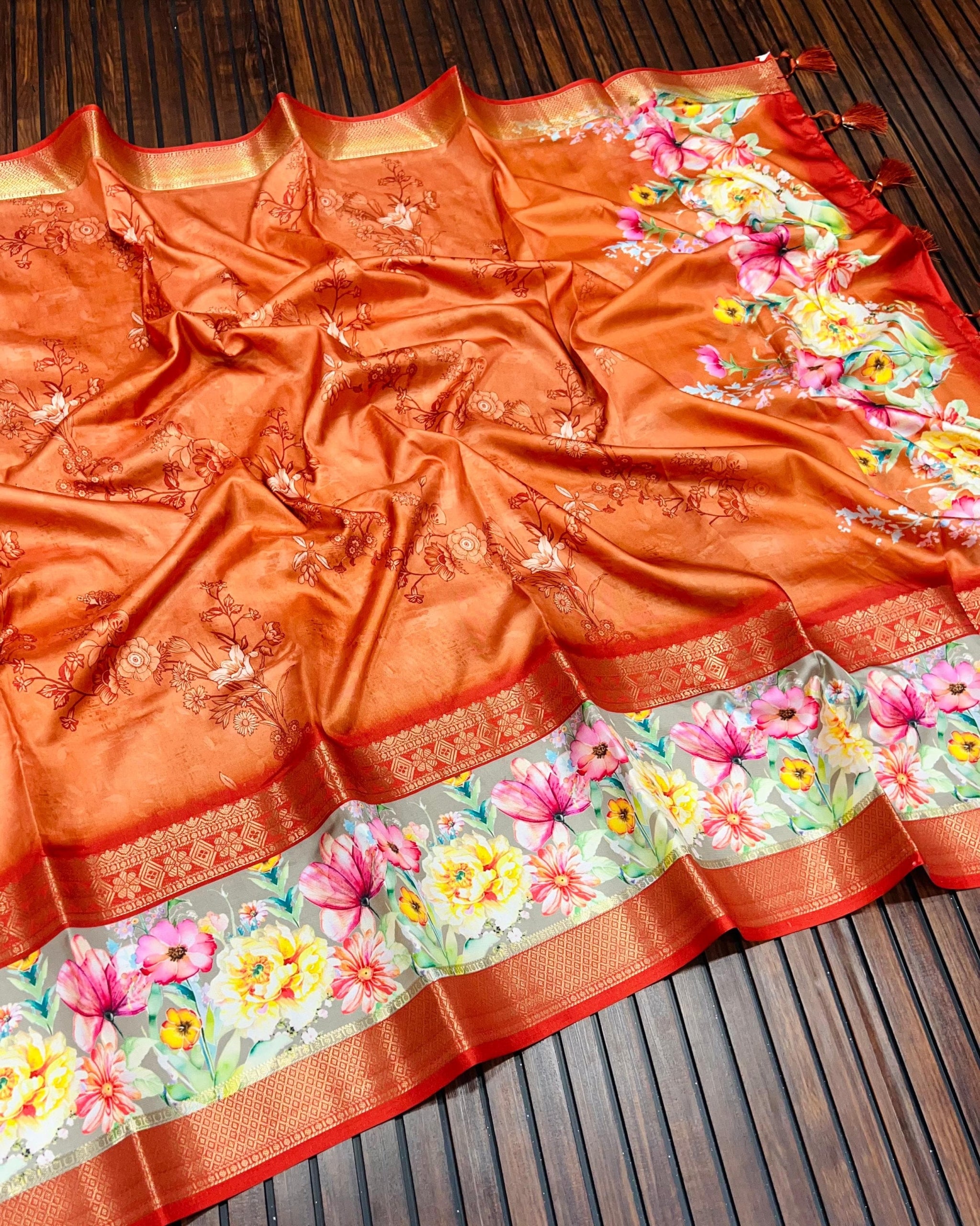 Pure Dola Lichi Silk Sarees