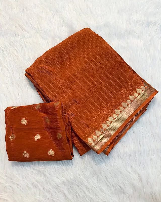 Pure Soft Chinon Viscose Sarees