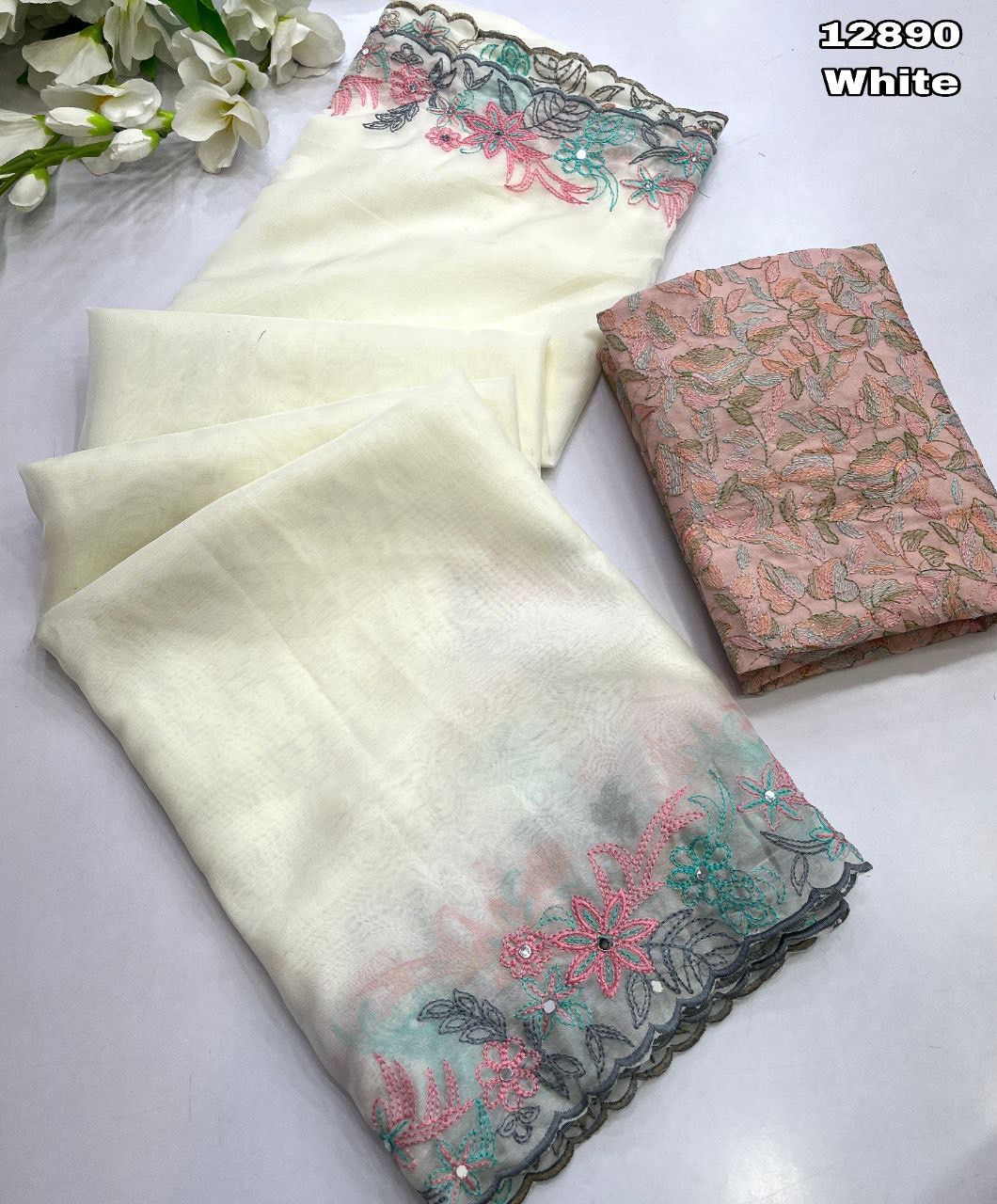 Soft Tebby Organza Saree