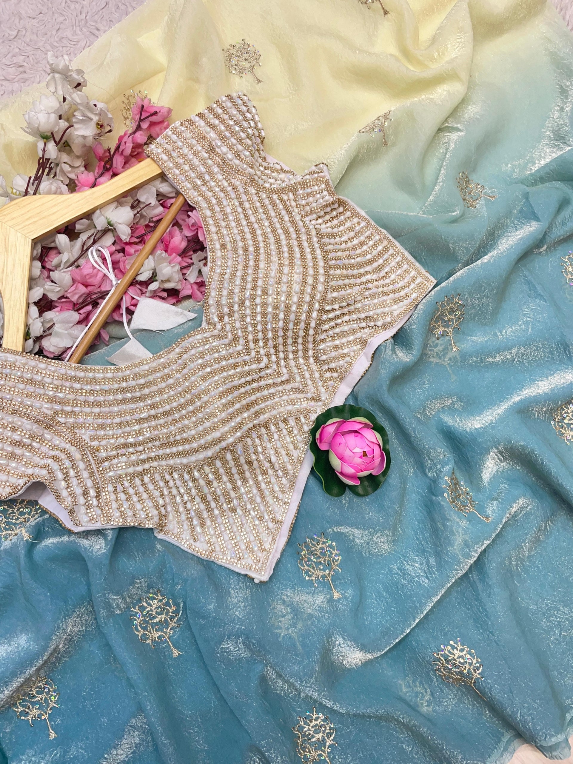 Crushed Fendy Silk
