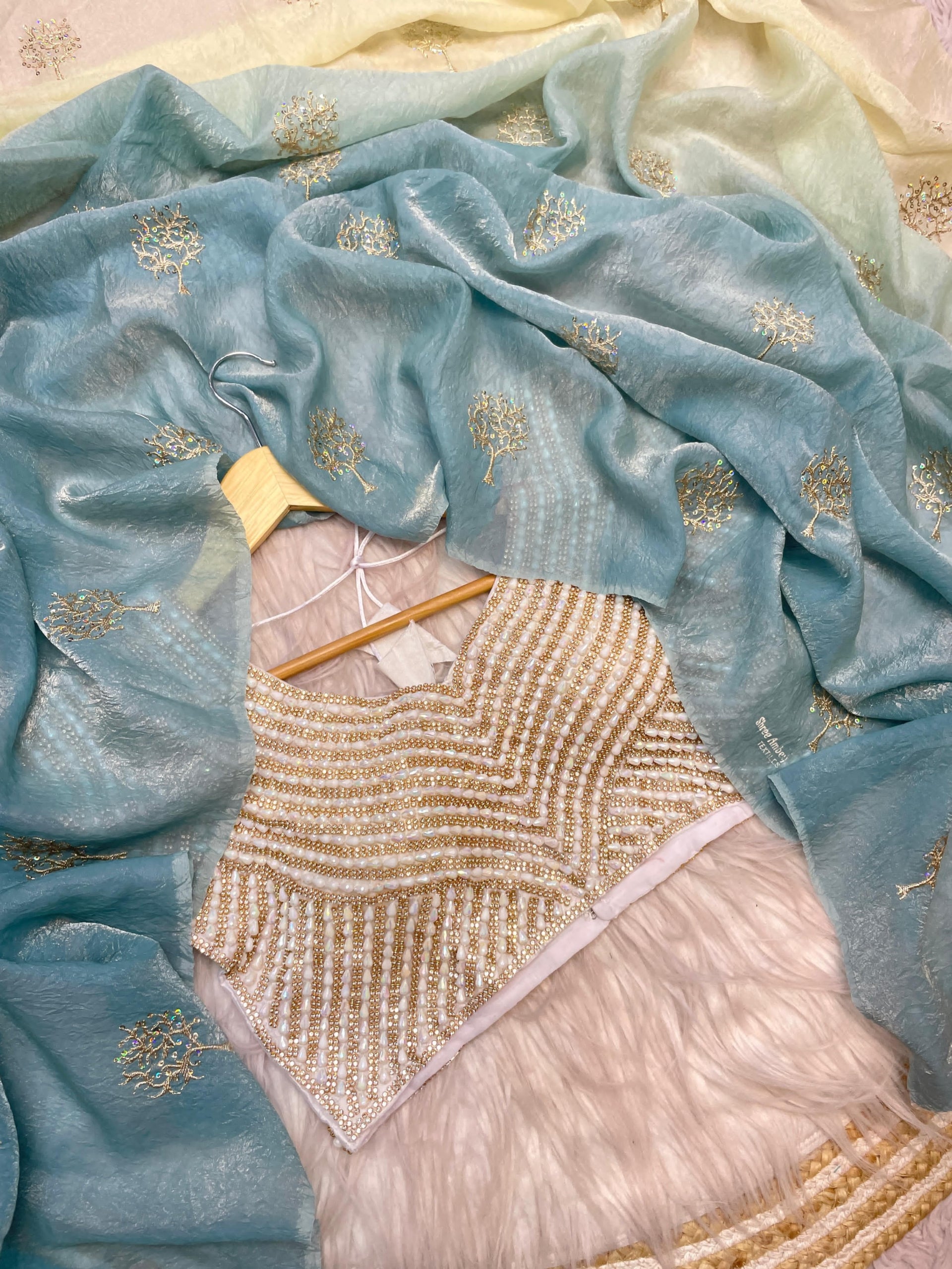 Crushed Fendy Silk