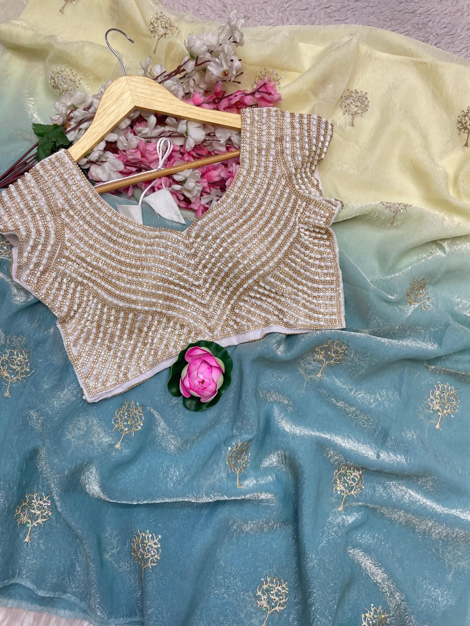 Crushed Fendy Silk