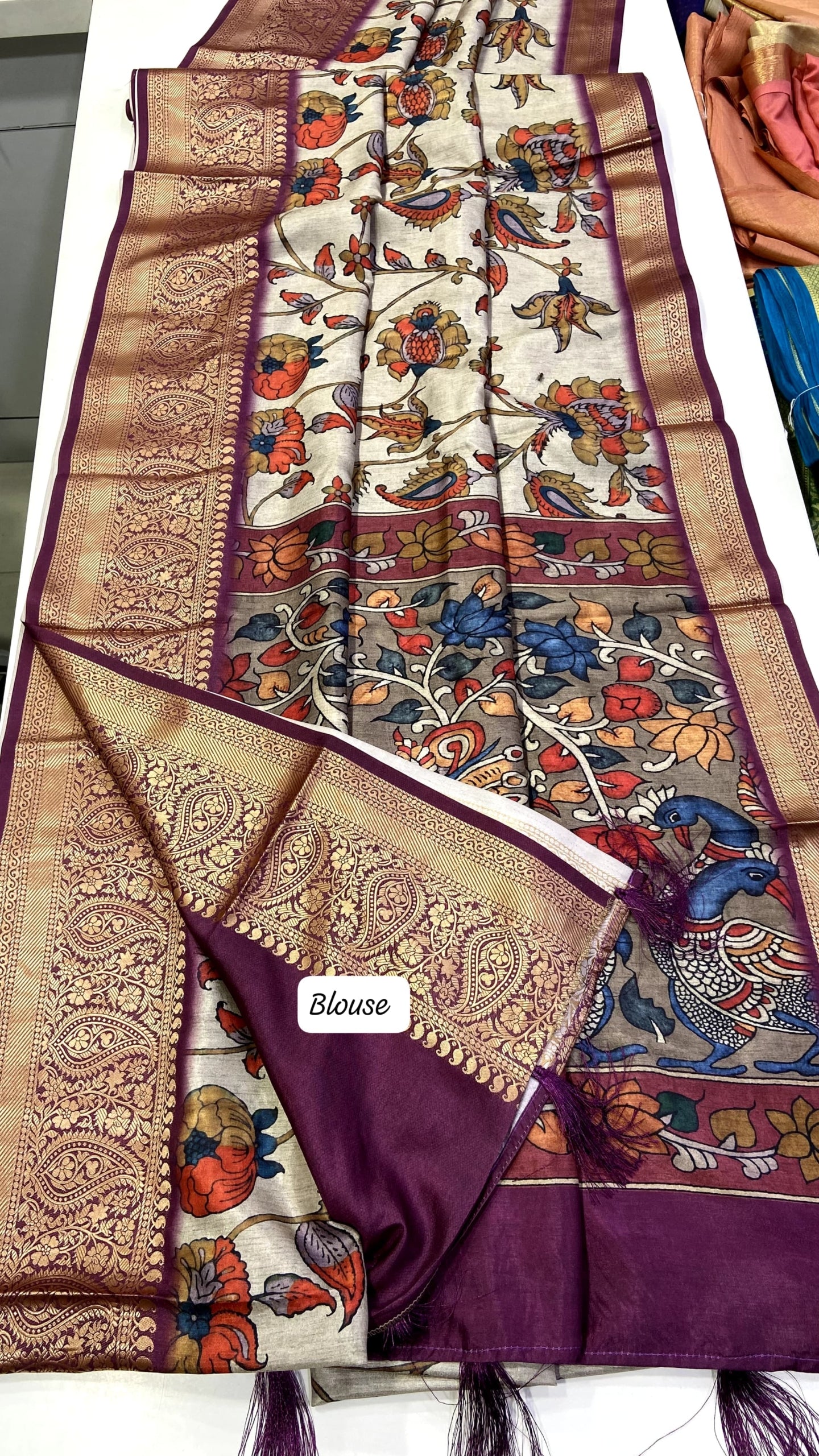 Premium Soft Tussar Silk Saree