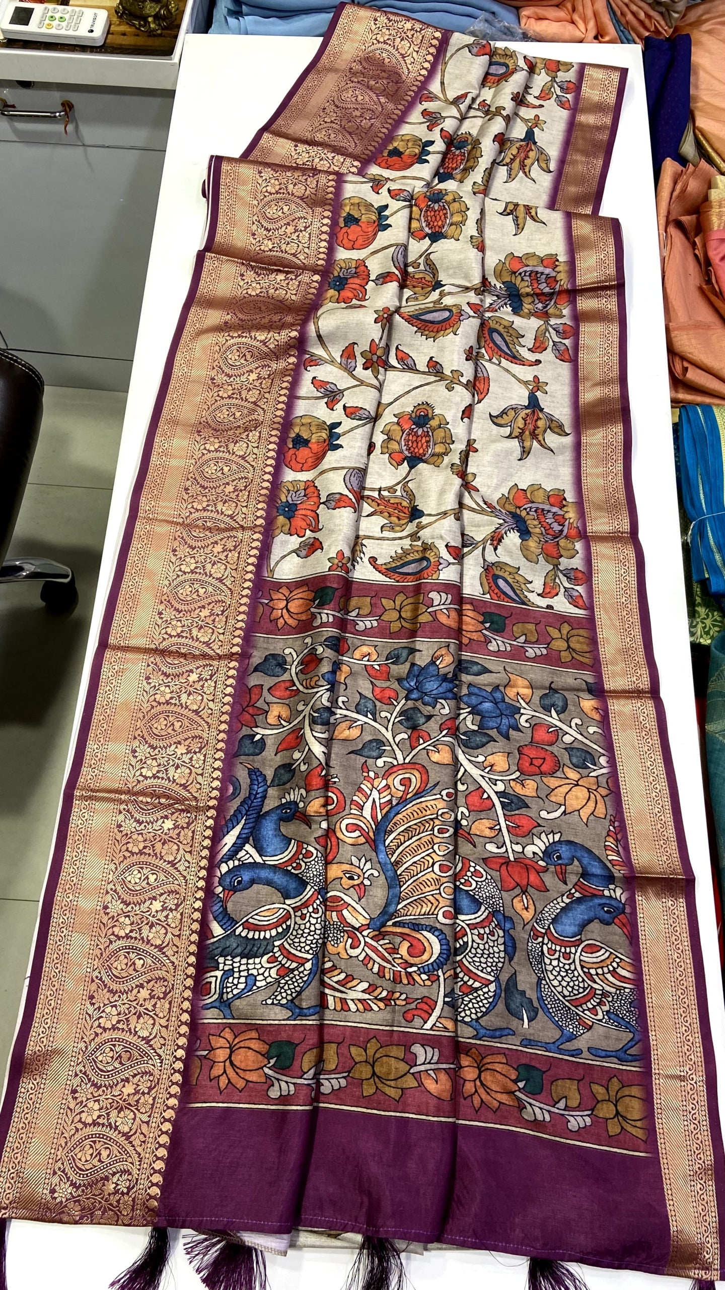Premium Soft Tussar Silk Saree
