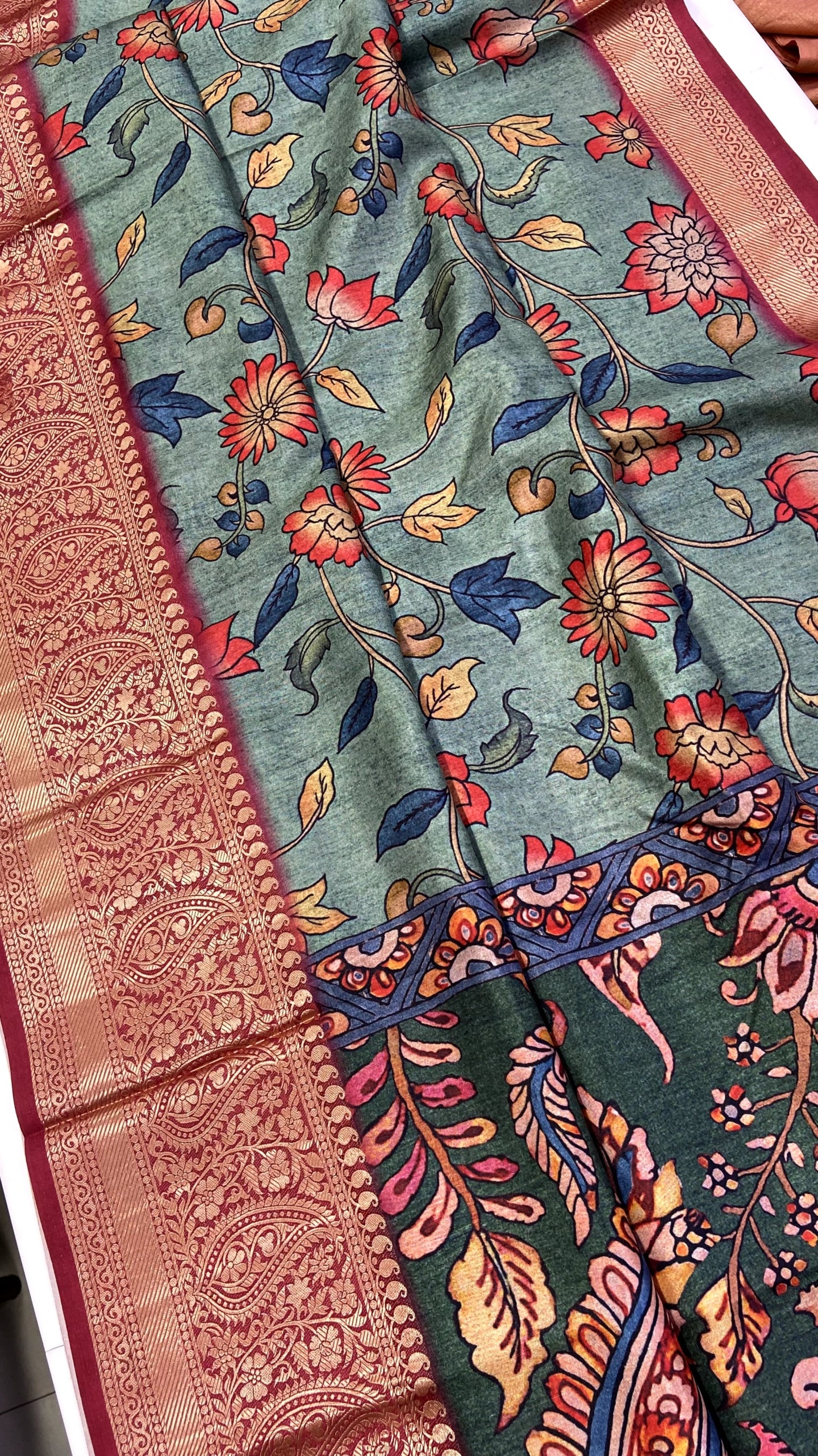 Premium Soft Tussar Silk Saree