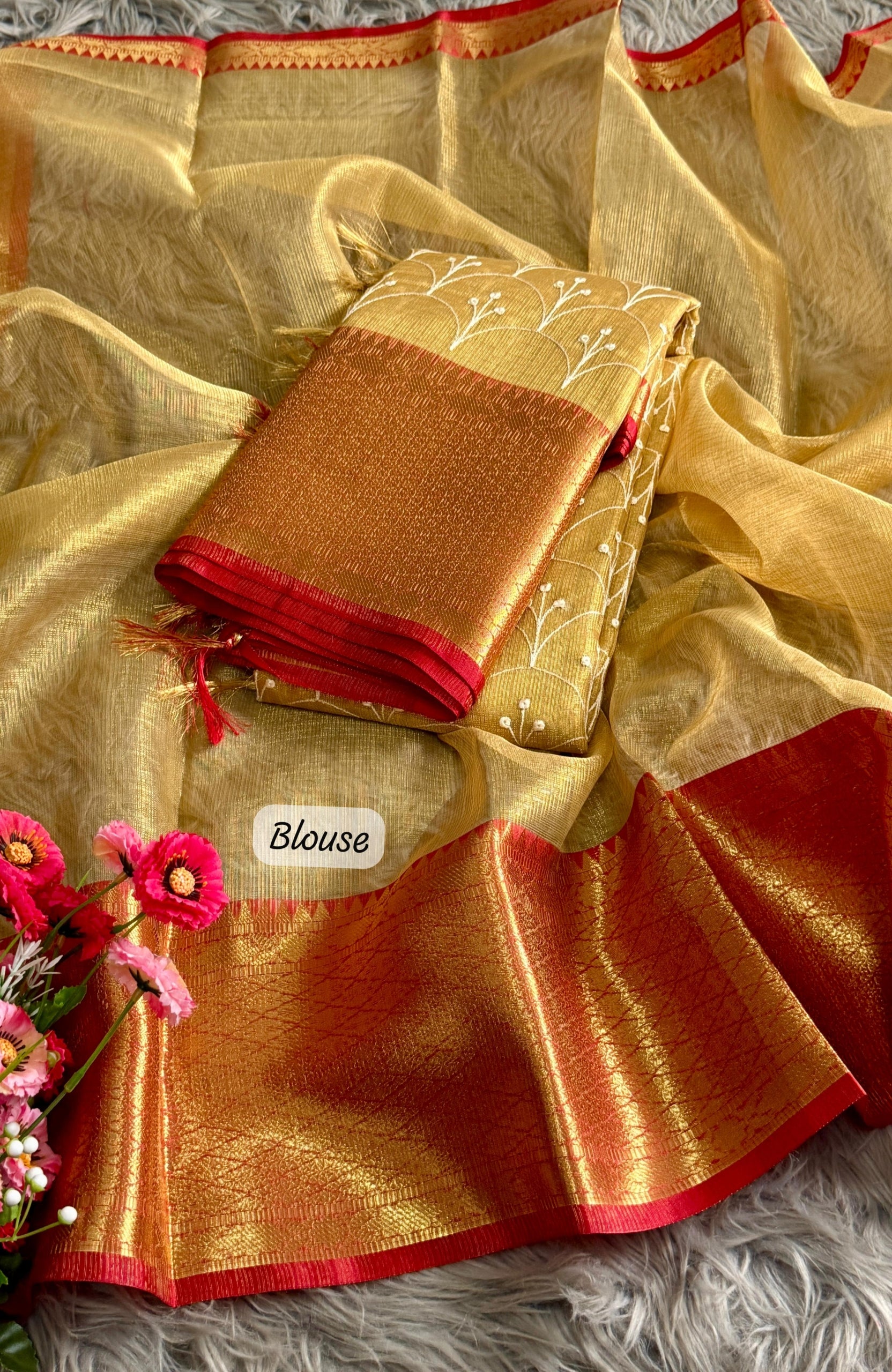 Grand Banarasi Tissue Silk Saree