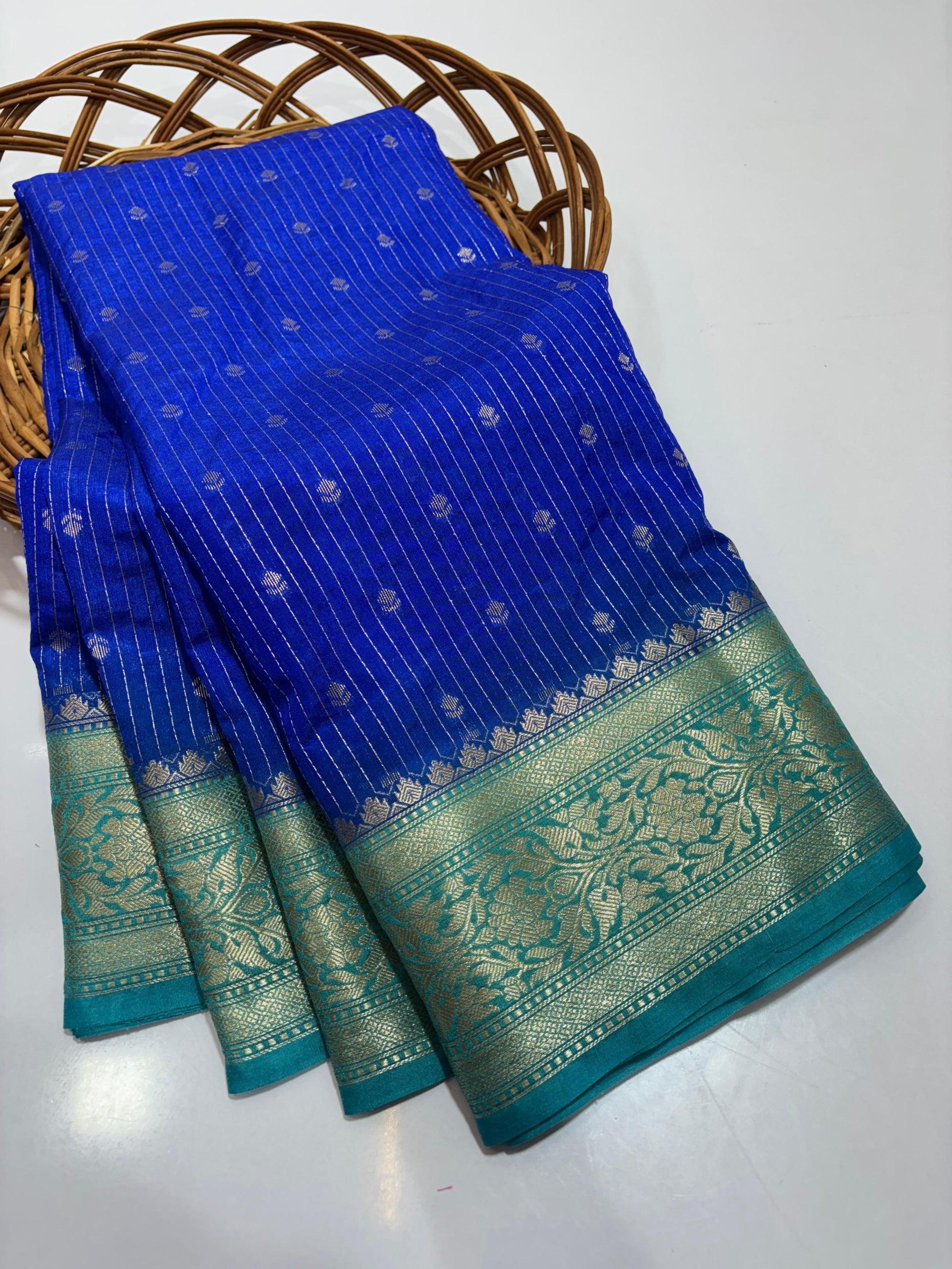 PURE BANARASI DYBLE CHINIYA SOFT SILK