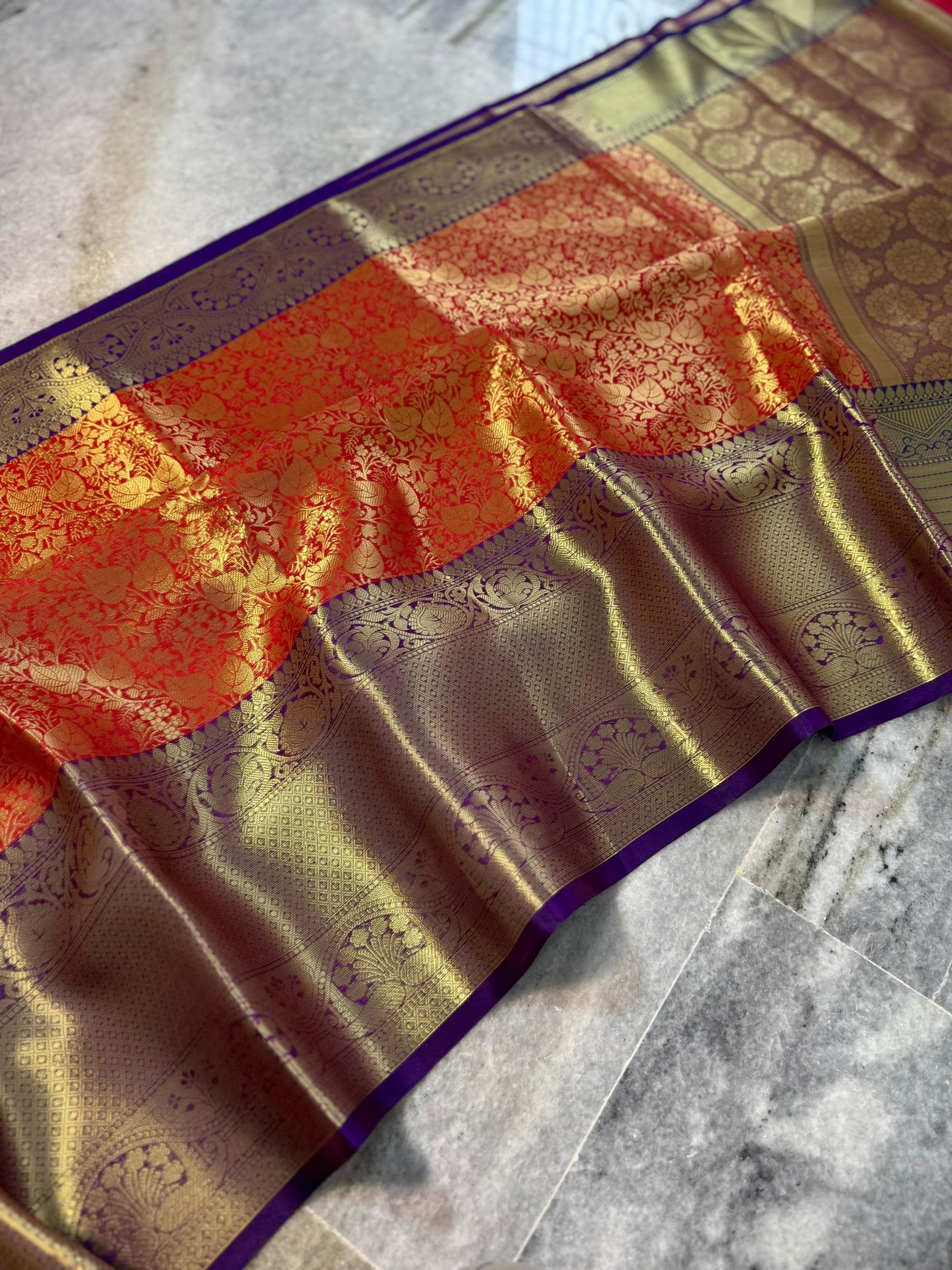 Soft Banarasi Tissue Pattu Silk Saree