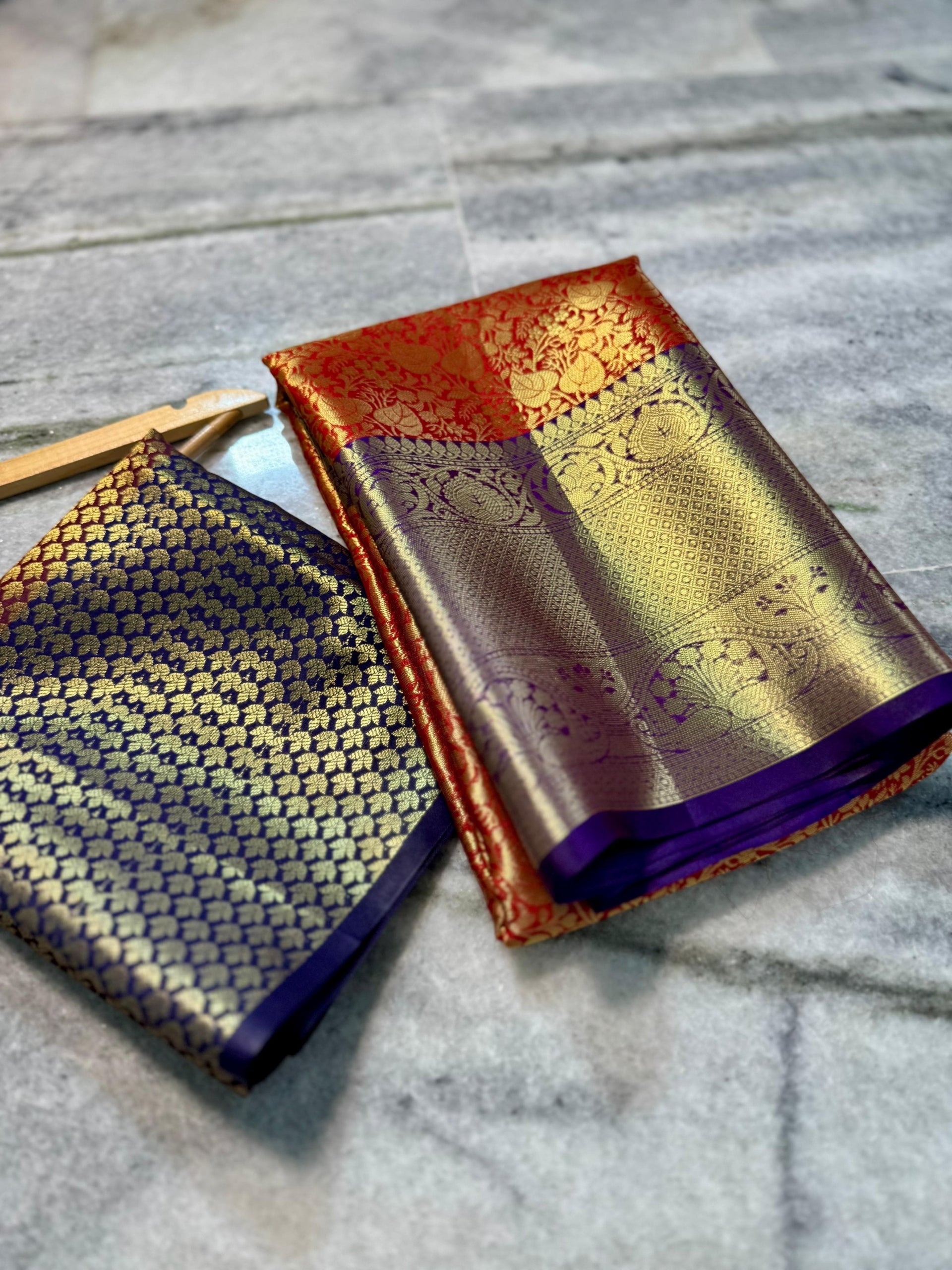 Soft Banarasi Tissue Pattu Silk Saree