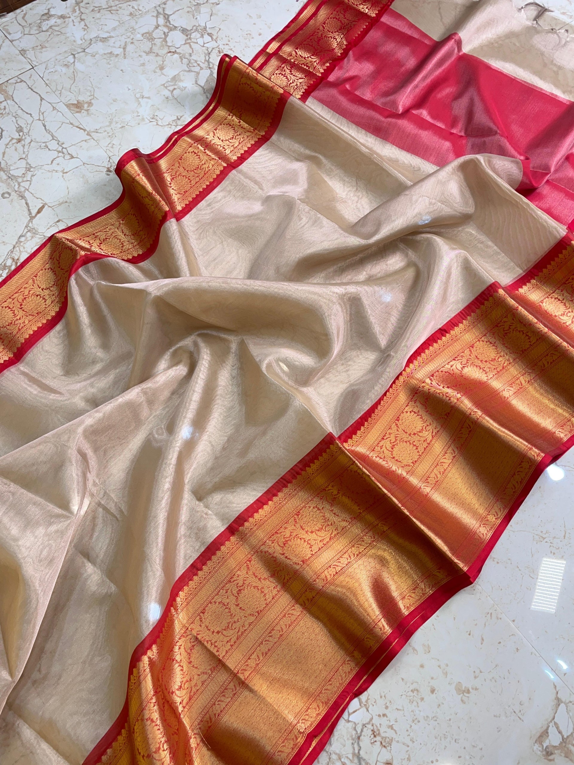 Soft Banarasi Tissue Silk Saree