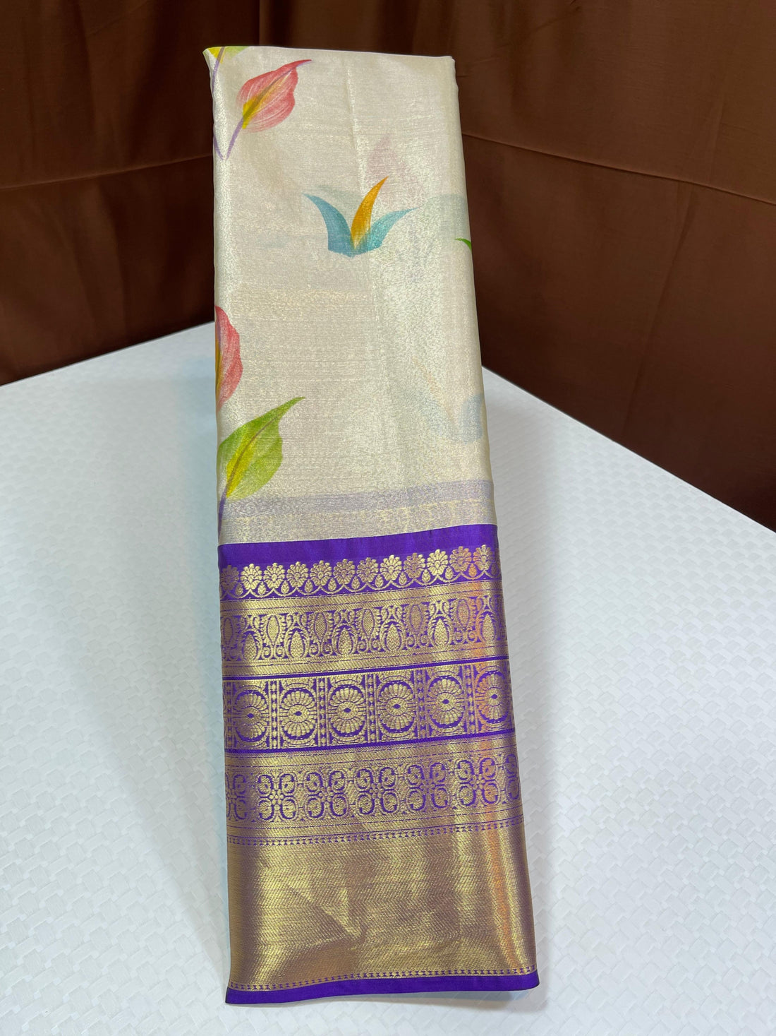 Premium Soft Banarasi Tissue Silk