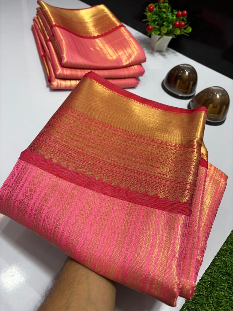 Soft Banarasi Tissue Silk Saree