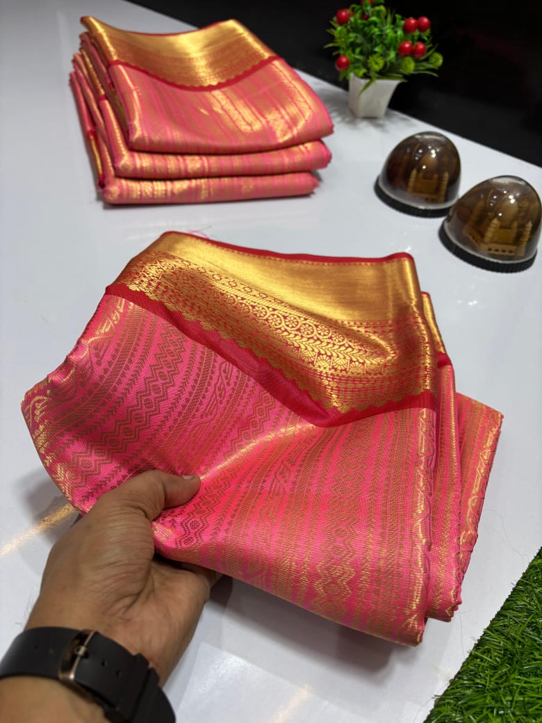 Soft Banarasi Tissue Silk Saree