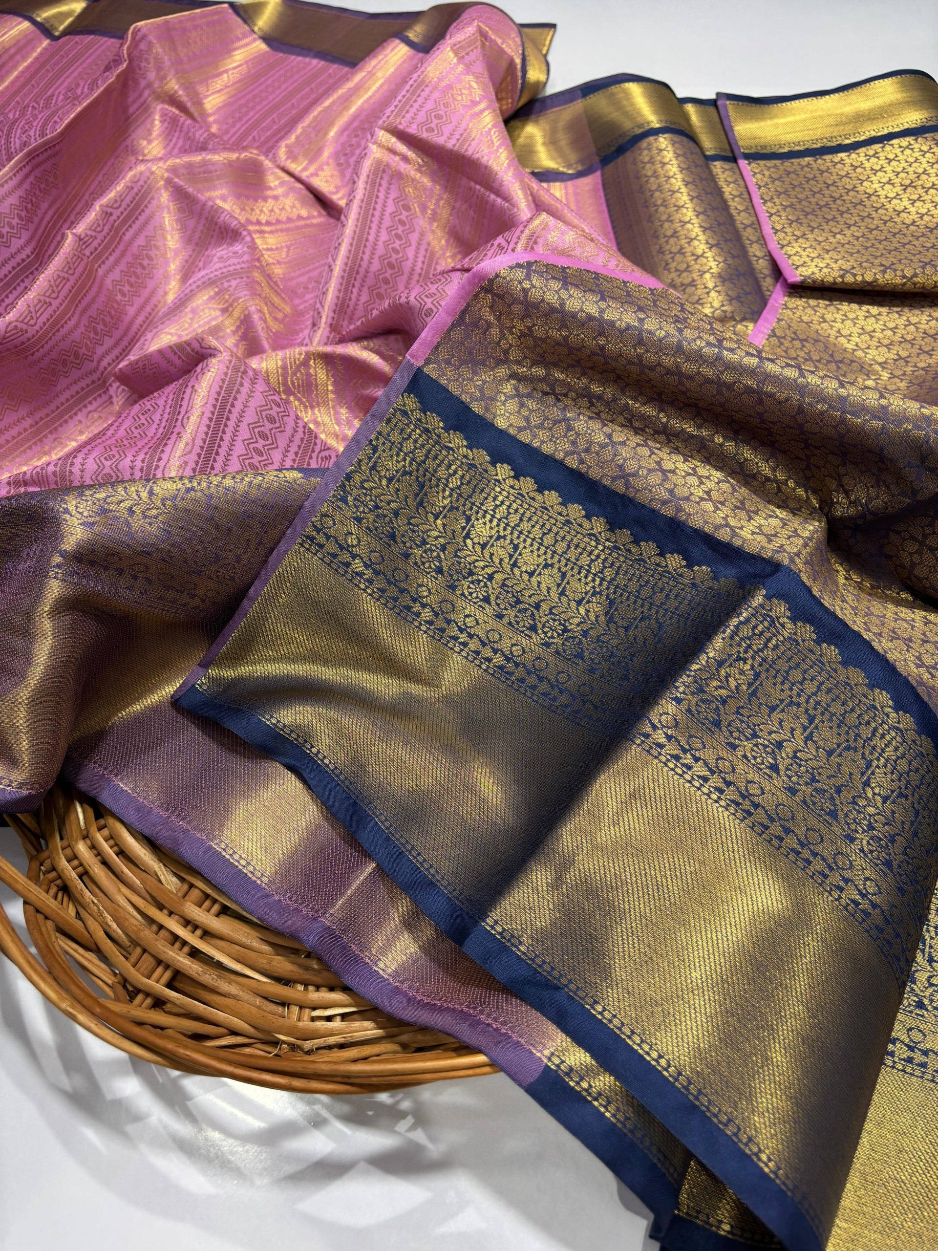 Pure Banarasi Soft Tissue Katan Silk Saree