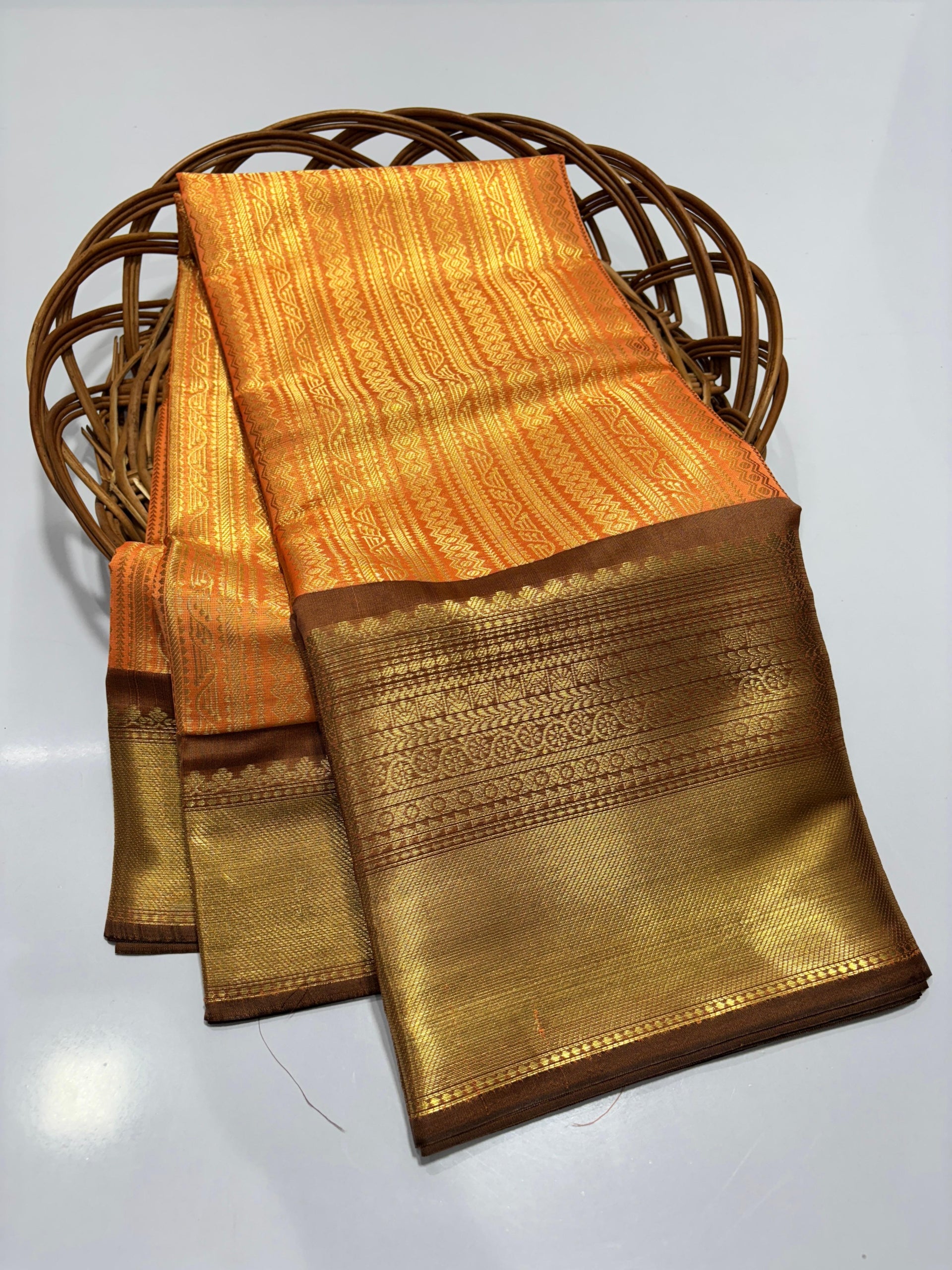 Pure Banarasi Soft Tissue Katan Silk Saree